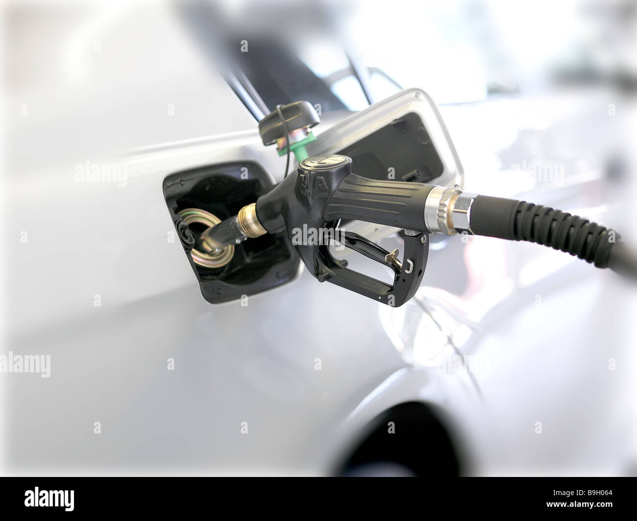 fuel nozzle  car  fill up Stock Photo