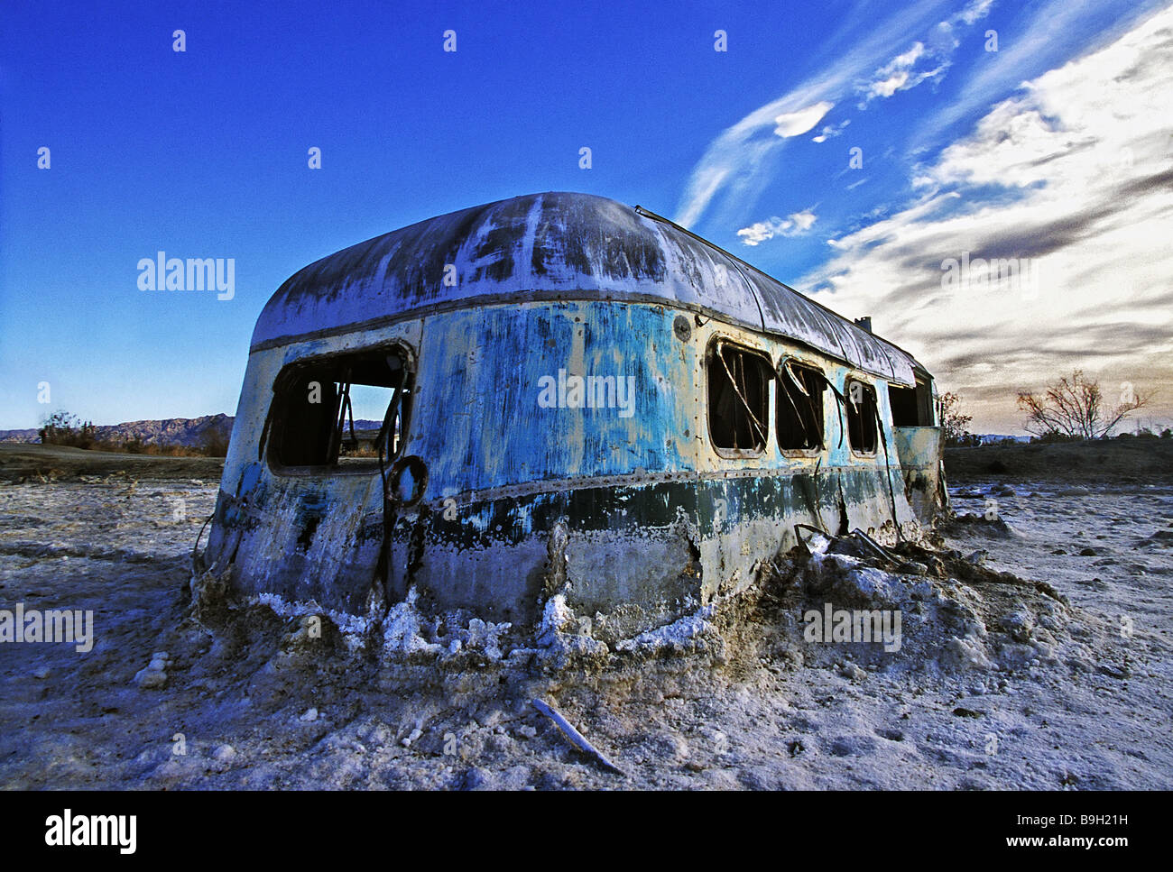 Abandoned mobile home. Salton Sea, California Stock Photo 23117069 Alamy
