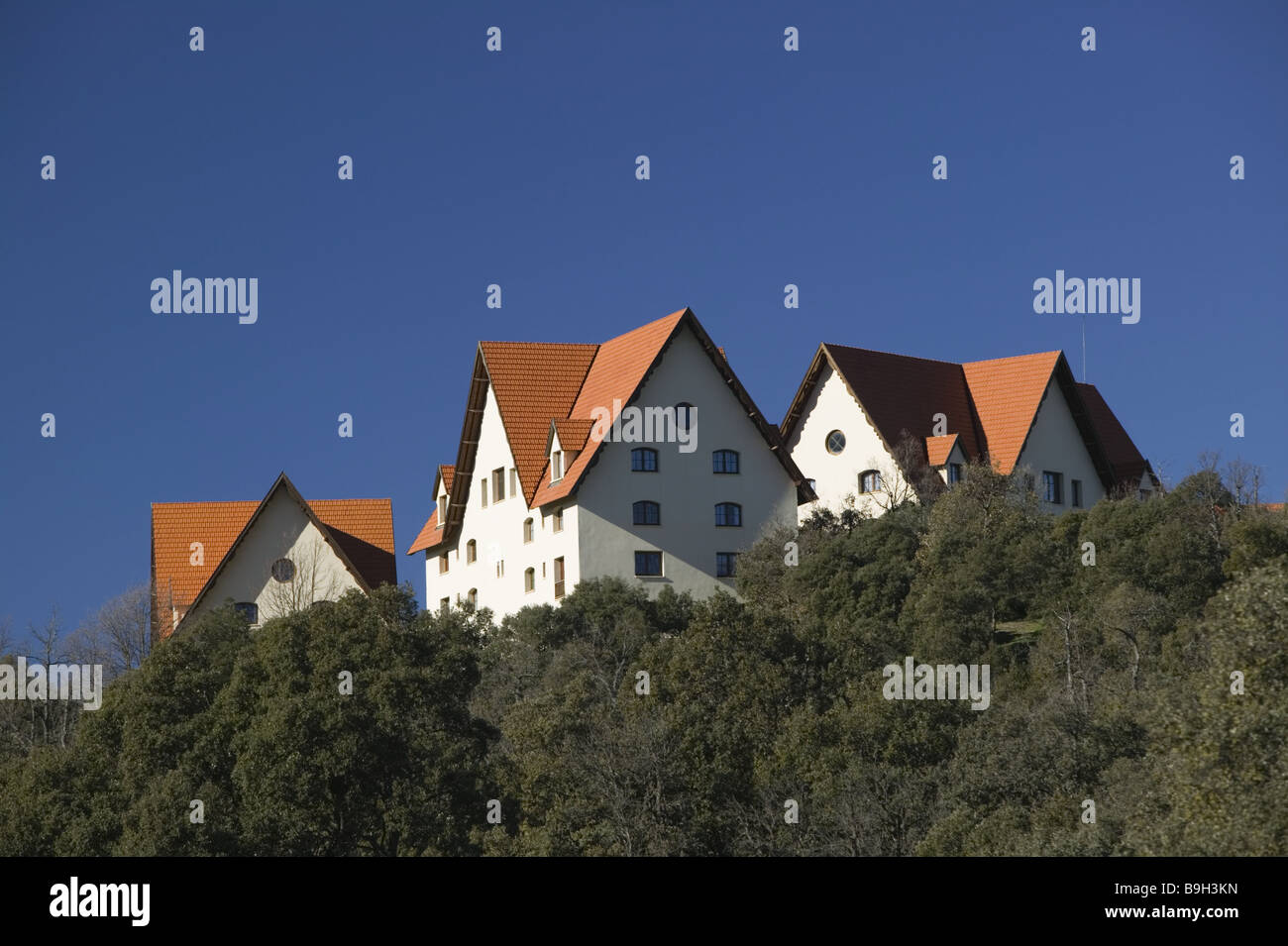 Morocco Ifrane AlAkhawayn university houses Africa NorthAfrica city universitycity buildings