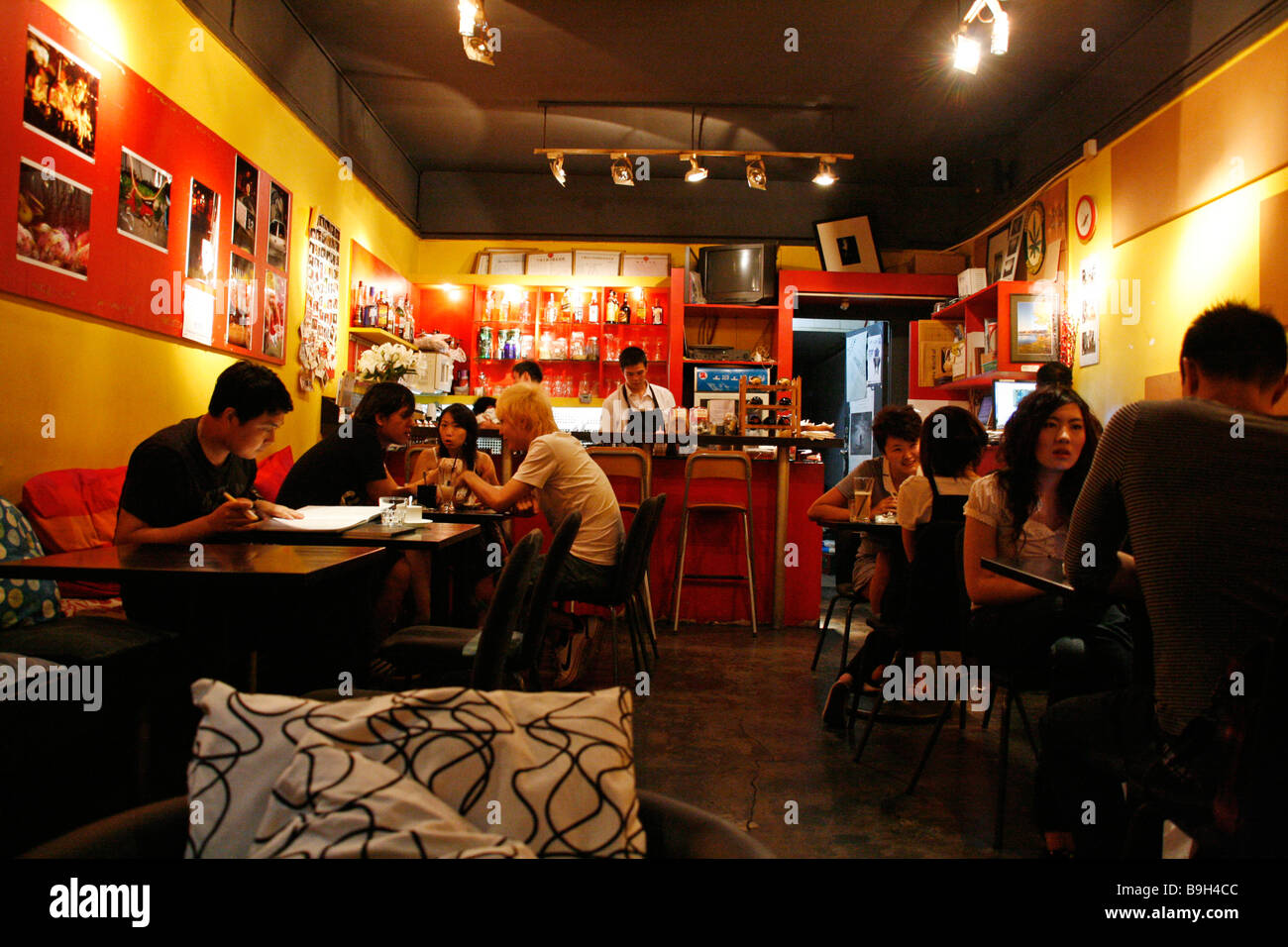 Shanghai french concession and bar hires stock photography and images