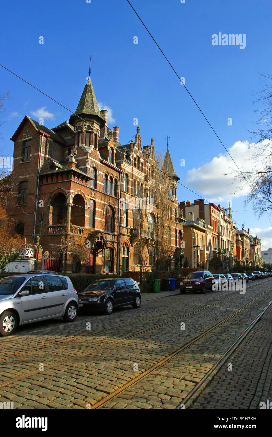 Belgium Antwerp houses architecture street Stock Photo Alamy