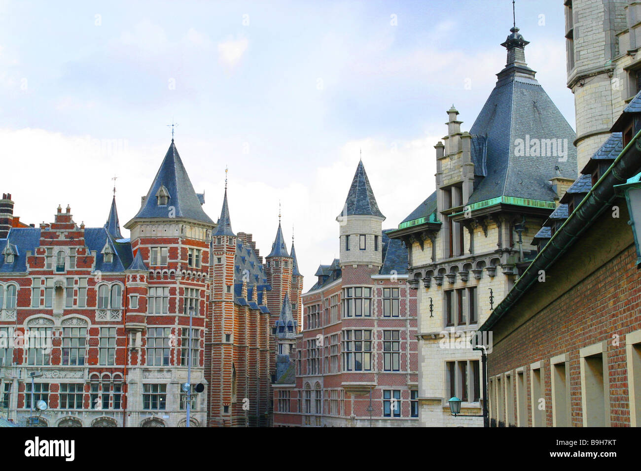 Belgium Antwerp houses architecture Stock Photo Alamy
