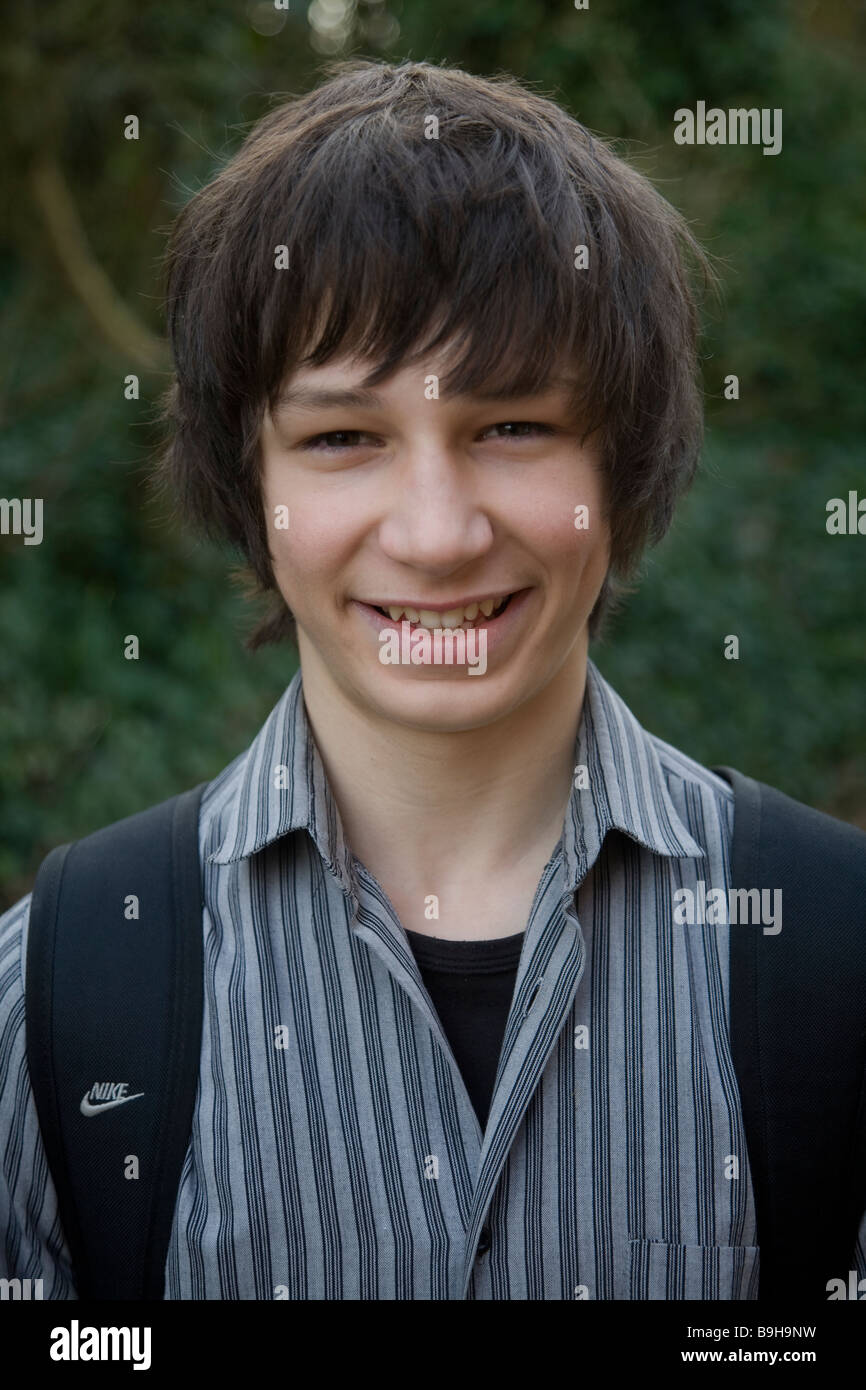 Model released portrait of teenage boy Stock Photo - Alamy