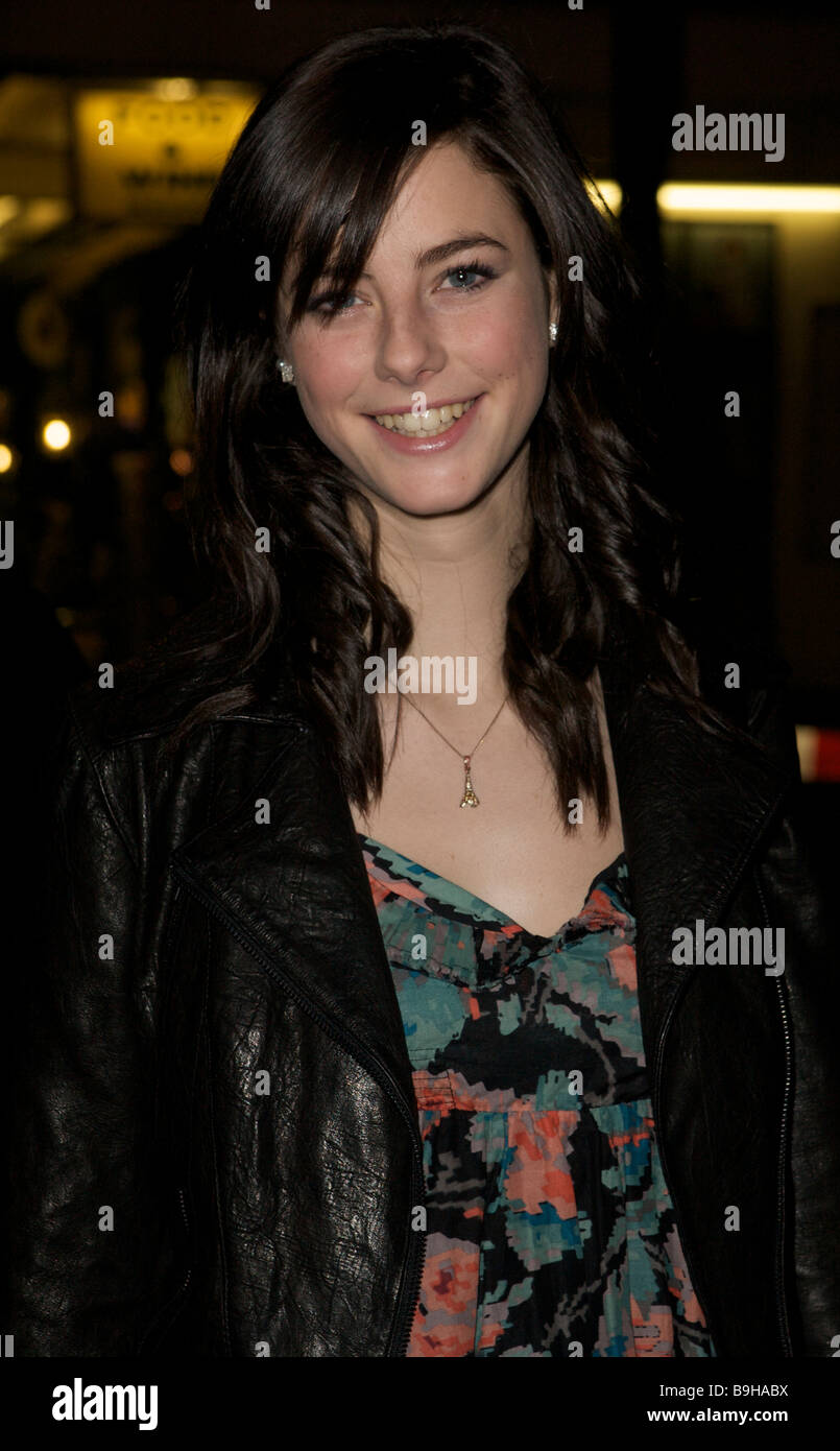 LONDON 22 February Pic shows Kaya Scodelario attending the mac party The Hospital club London 22nd of February 2009 Stock Photo