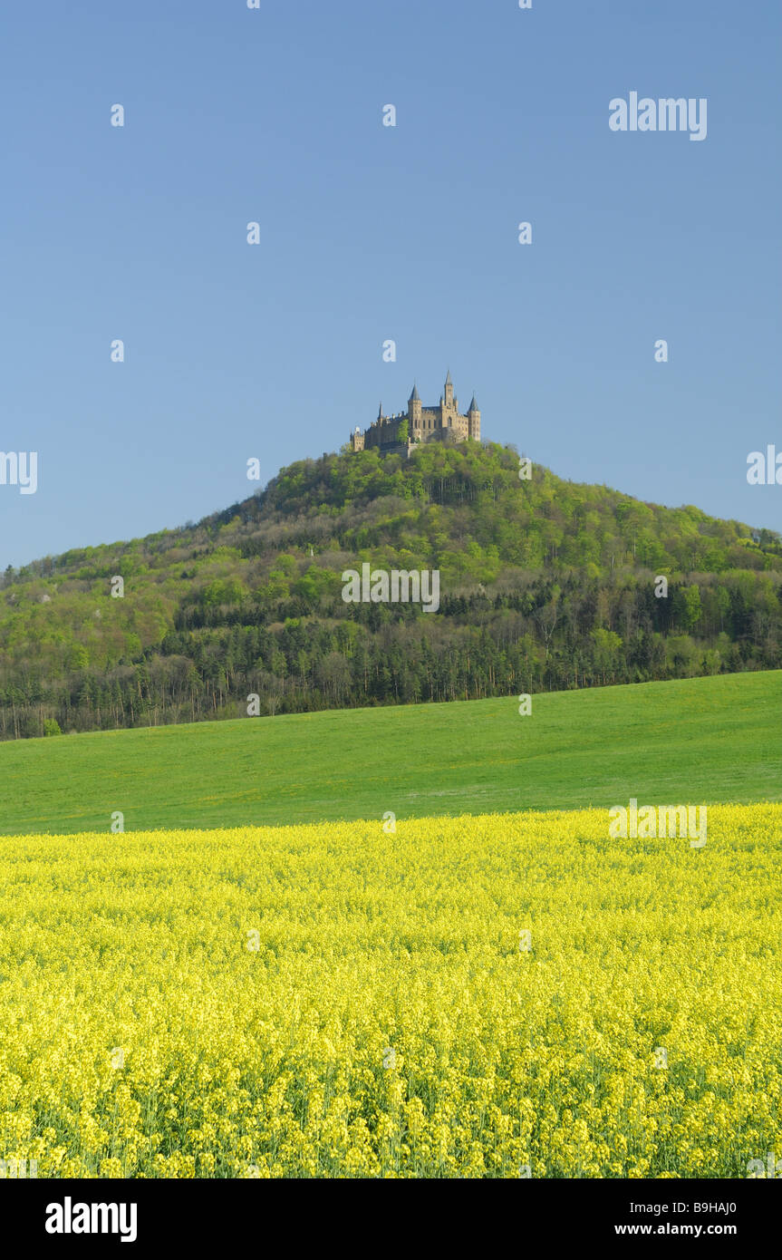 Germany BadenWürttemberg Hechingen castle Hohenzollern Rise