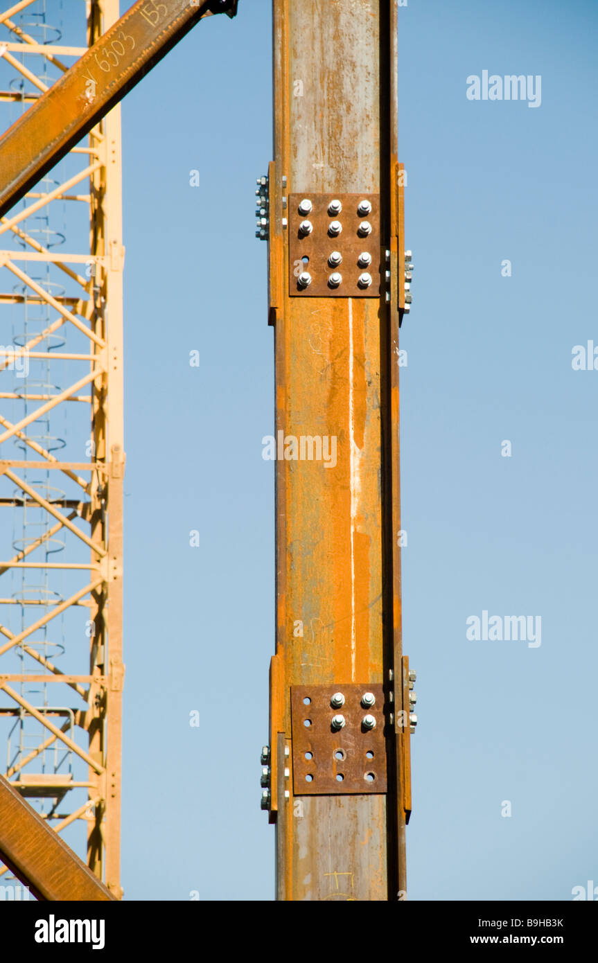 Construction steel frame Stock Photo