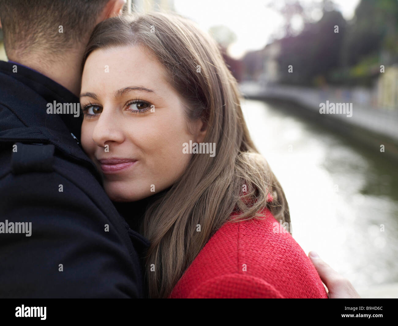Young couple embracing Stock Photo