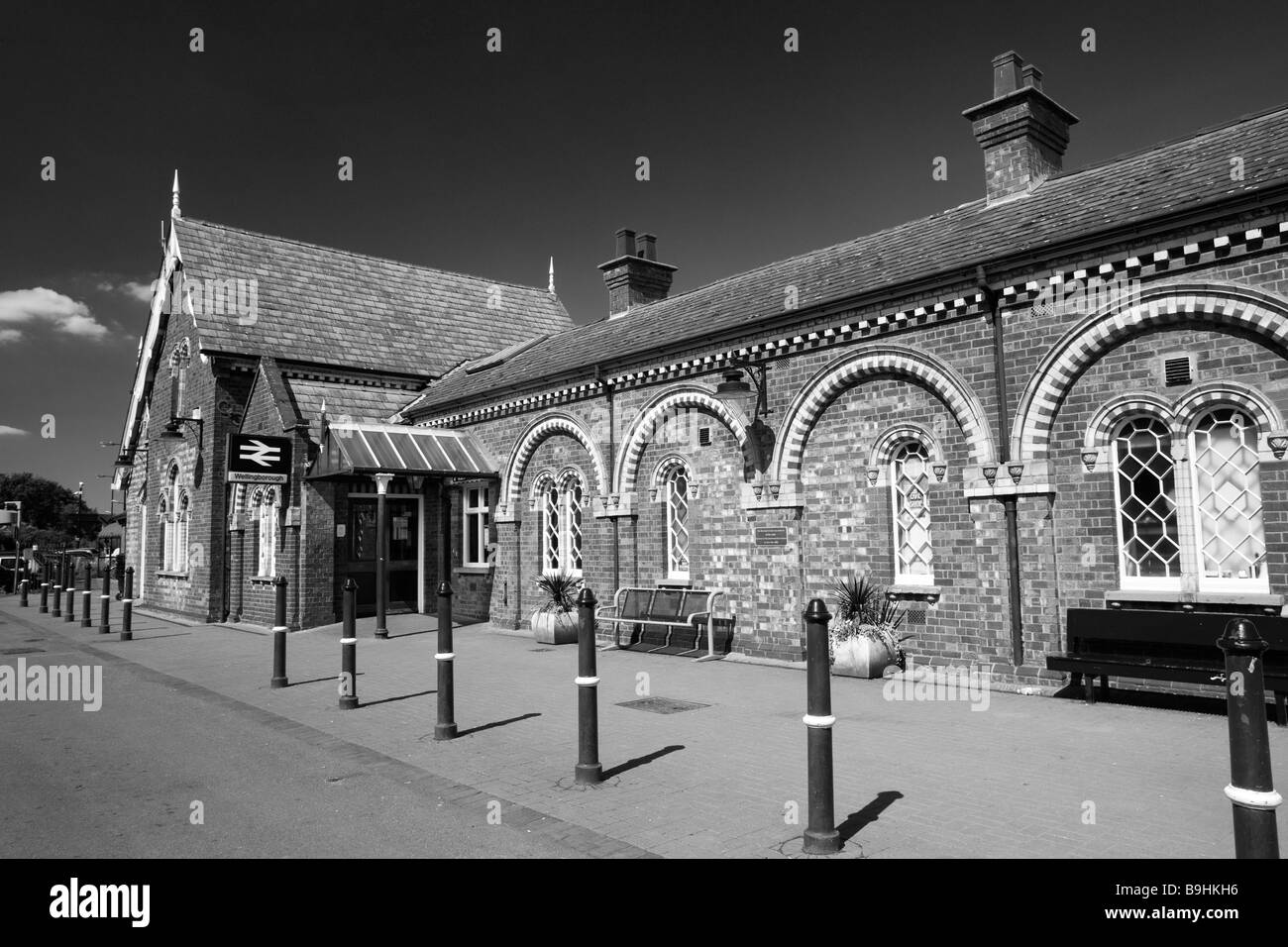 Train station, Wellingborough, Northamptonshire, England, UK Stock Photo