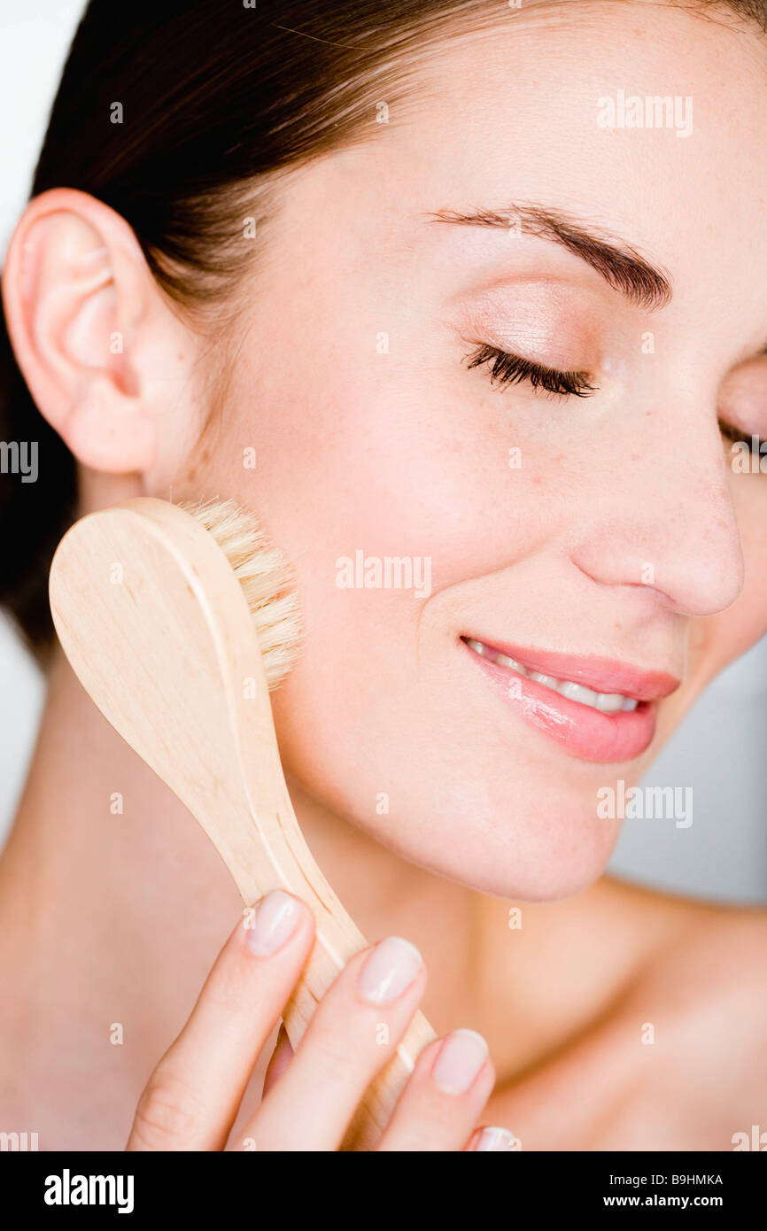 Woman face peeling hi-res stock photography and images - Alamy