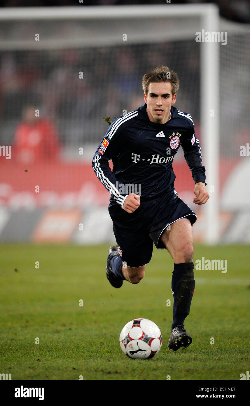 Philipp Lahm, FC Bayern Muenchen, in ball possession Stock Photo