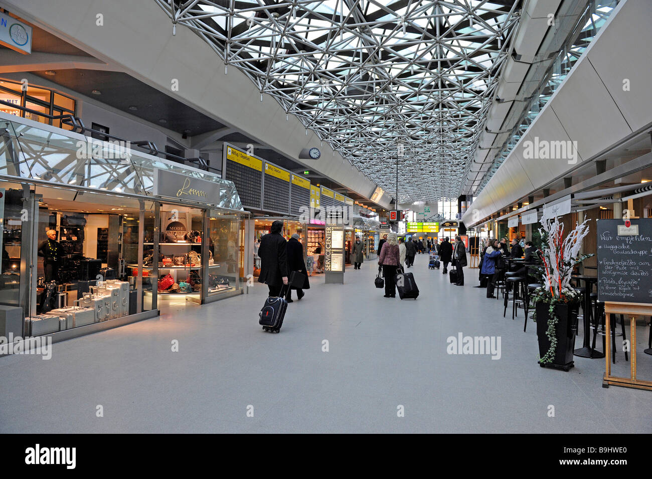 Main terminal of the Berlin-Tegel Airport, Berlin, Germany Stock Photo