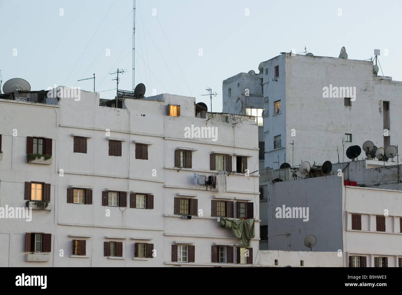 Morocco Casablanca waterfronts residences detail city buildings