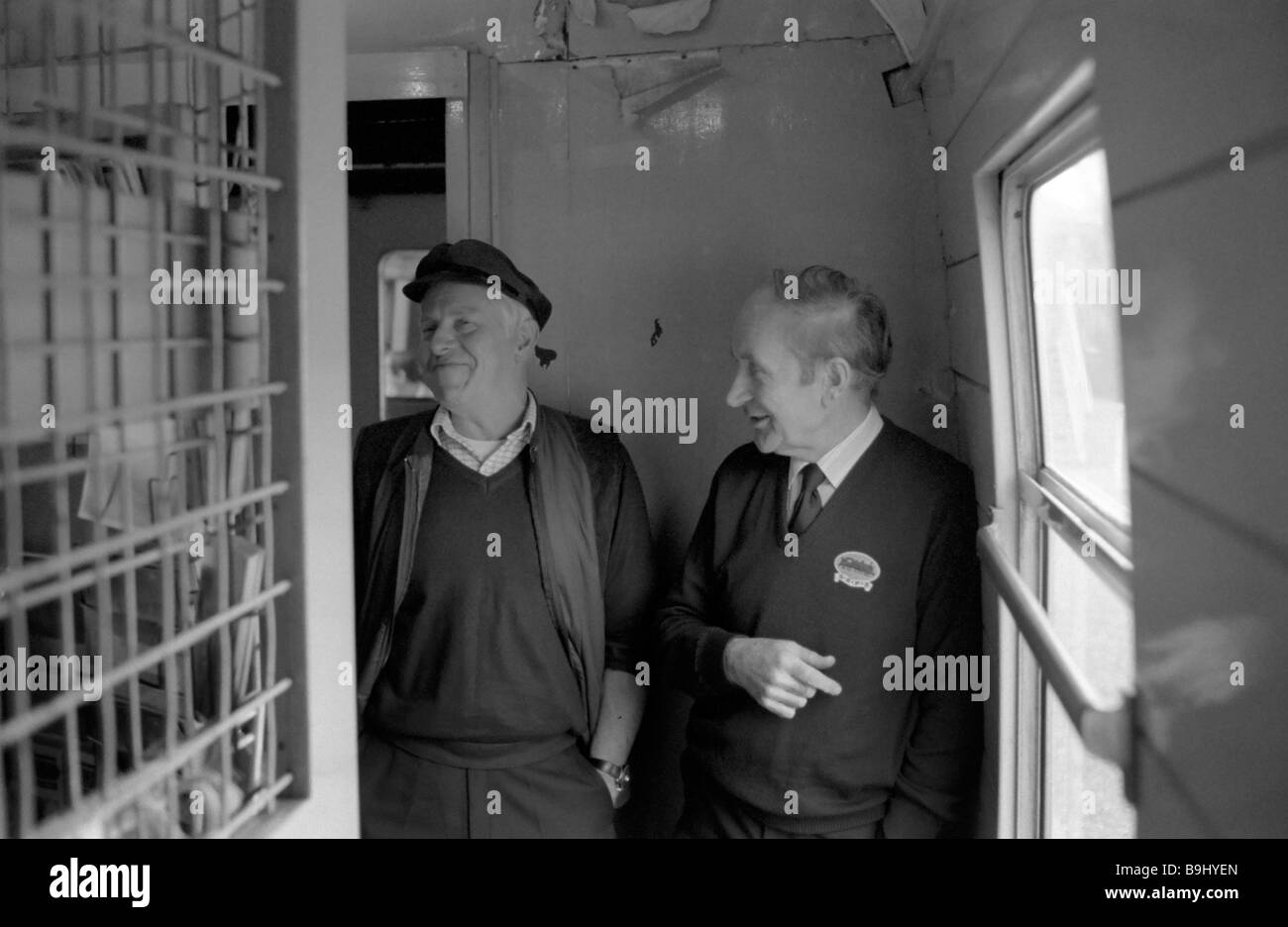 Historic image from the 1980's of the famous journey by steam train