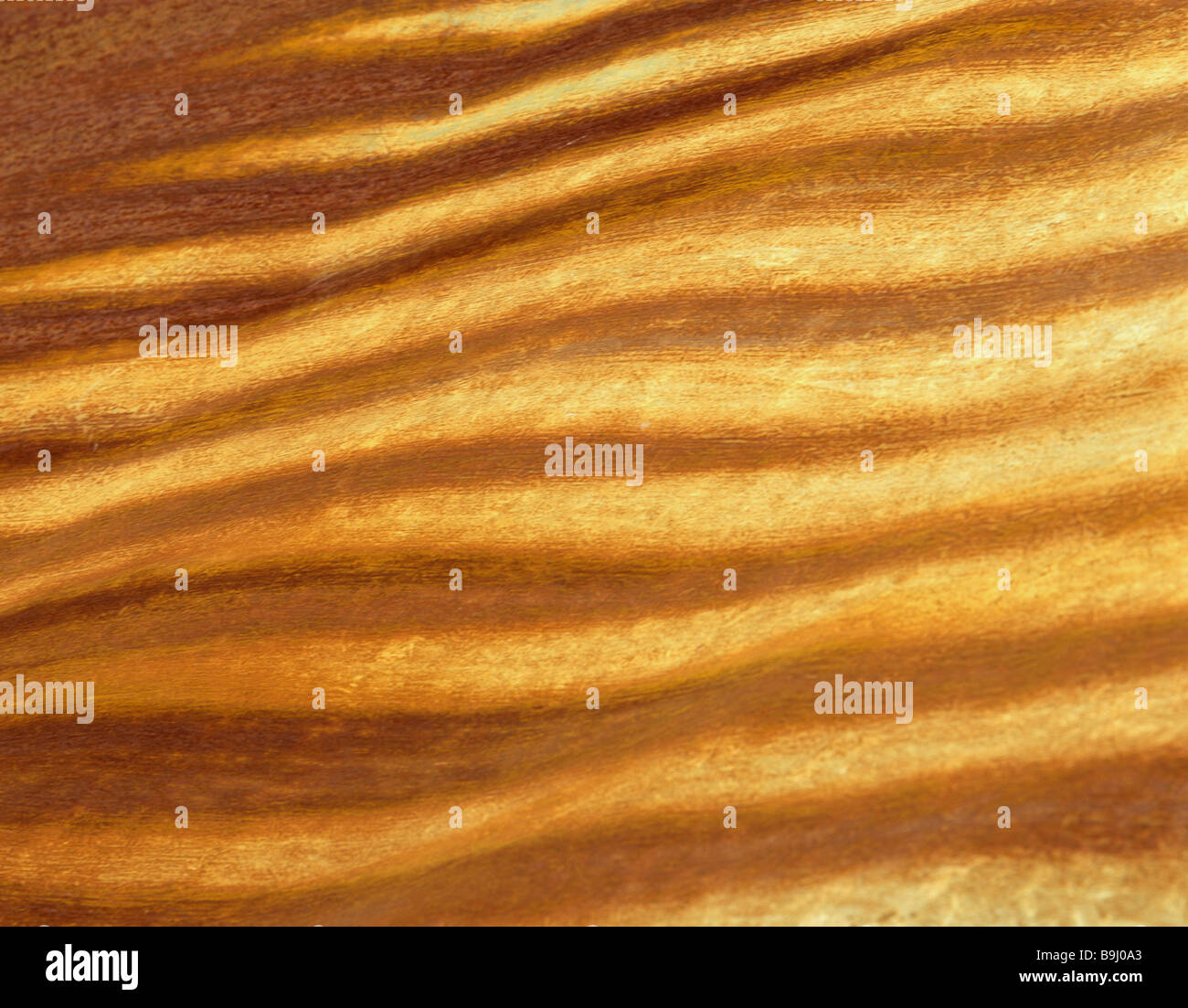 Rust streaks on an old tin roof, background Stock Photo