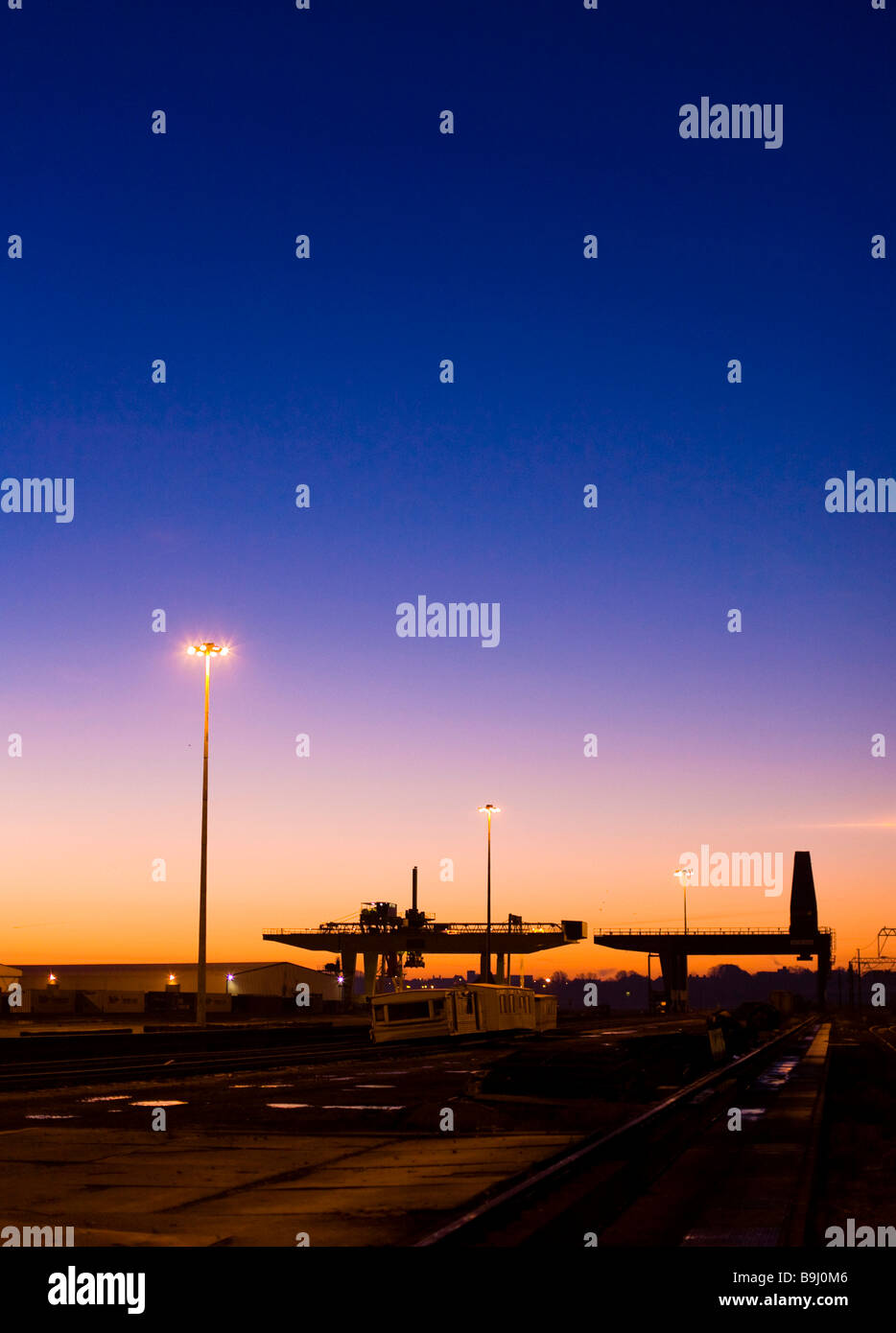 Harwich Harbour at dawn, England, Great Britain, Europe Stock Photo