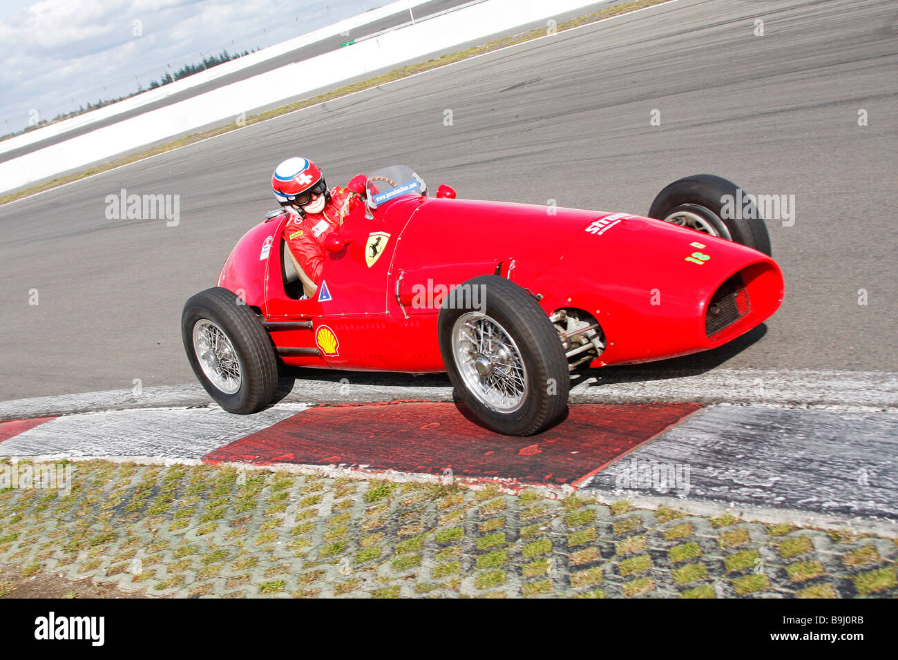 Ferrari Formel 1 F-500, year of manufacture 1953, driver used to be Alberto Ascari, Ferrari Days 2008, Nuerburgring, Rhineland- Stock Photo