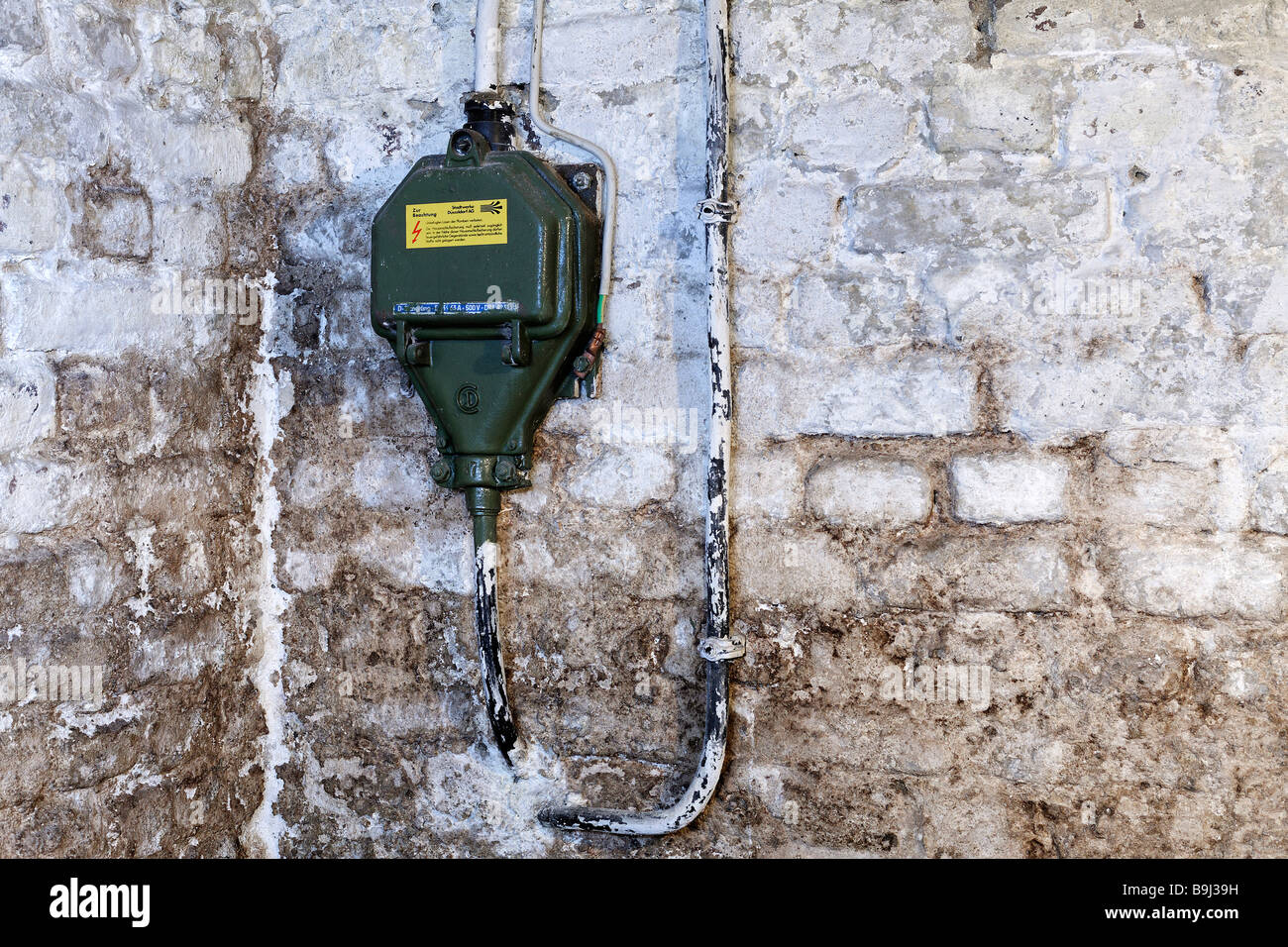 House Connection Current 330 V With Fuse Panel 63 A In A House