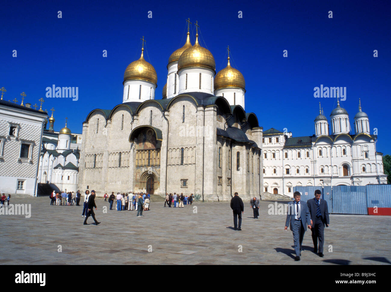 cathedral of the dormition or assumption kremlin moscow russia Stock Photo