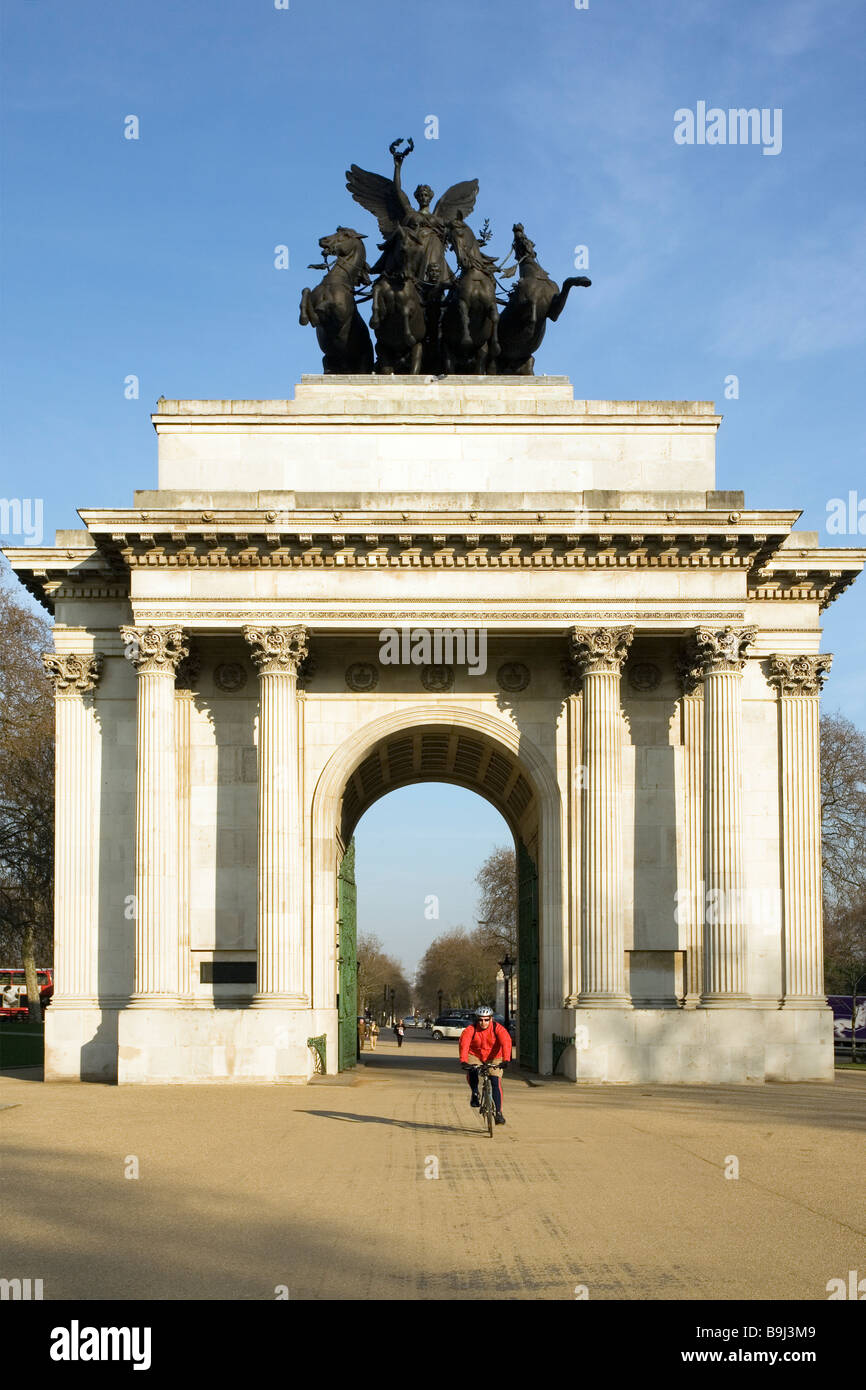 Wellington Arch, London Stock Photo