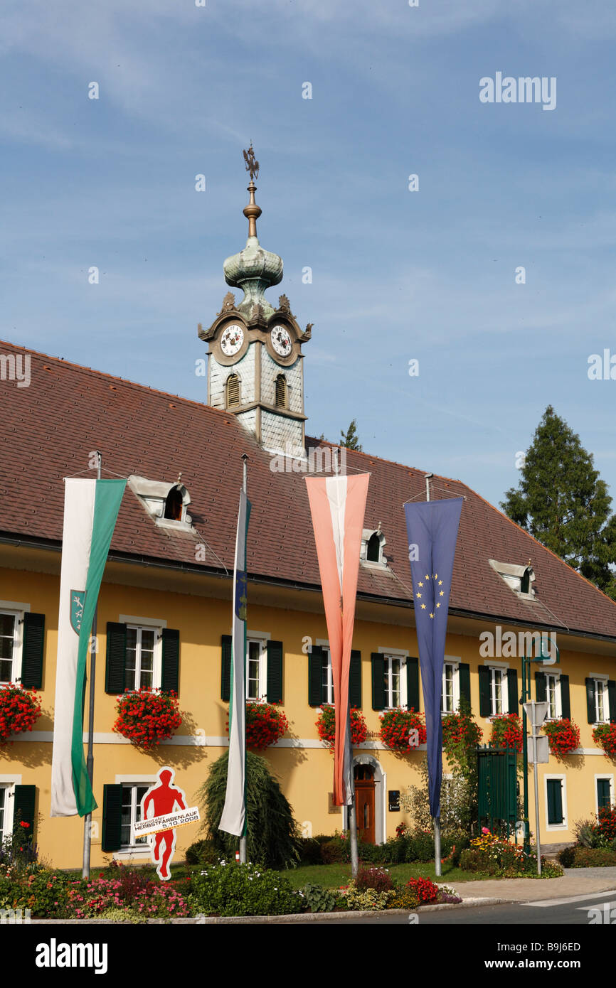 City Hall in Frauental on the Lassnitz, Steiermark, Austria, Europe Stock Photo