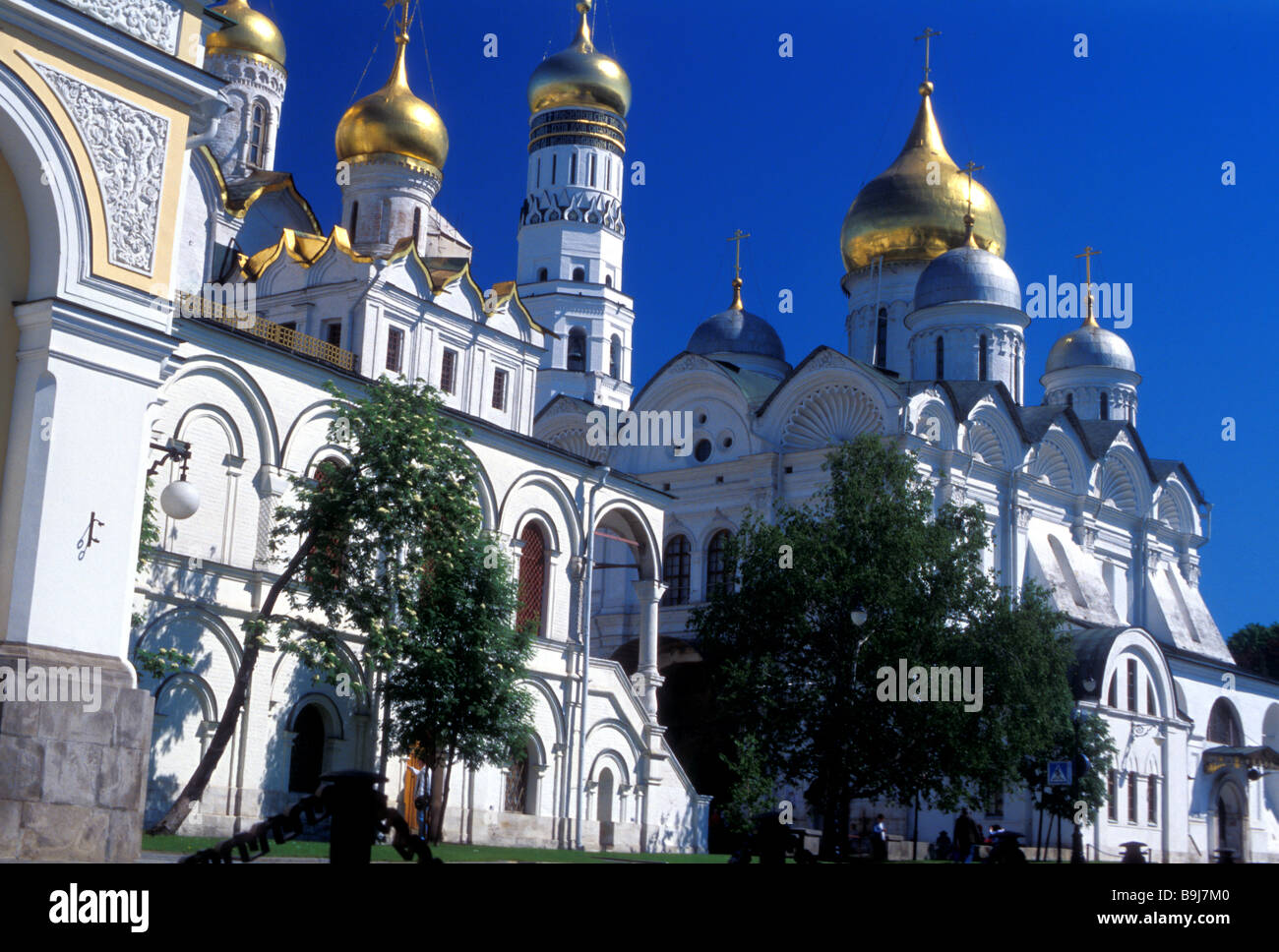 kremlin cathedrals moscow russia Stock Photo