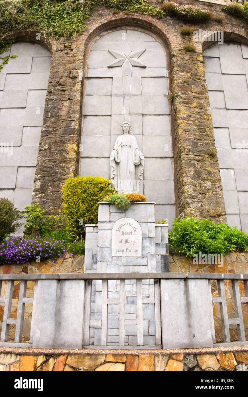 Statue of the Holy Mary on Cobh waterfront, County Cork, Ireland Stock Photo Alamy
