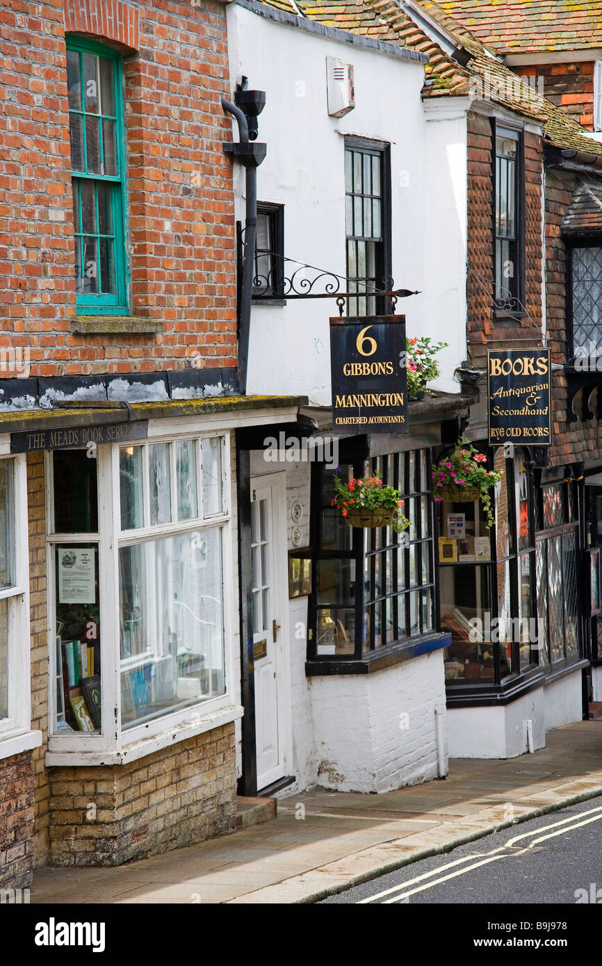 Historic district of Rye, Kent, Great Britain, Europe Stock Photo