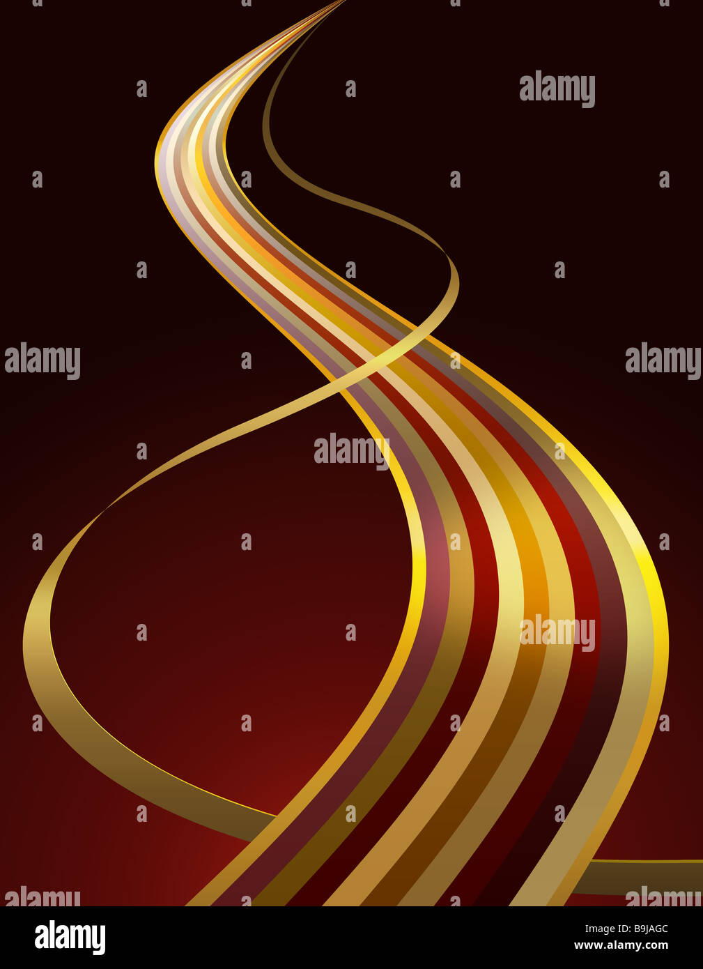 Simple template with curves Stock Photo - Alamy