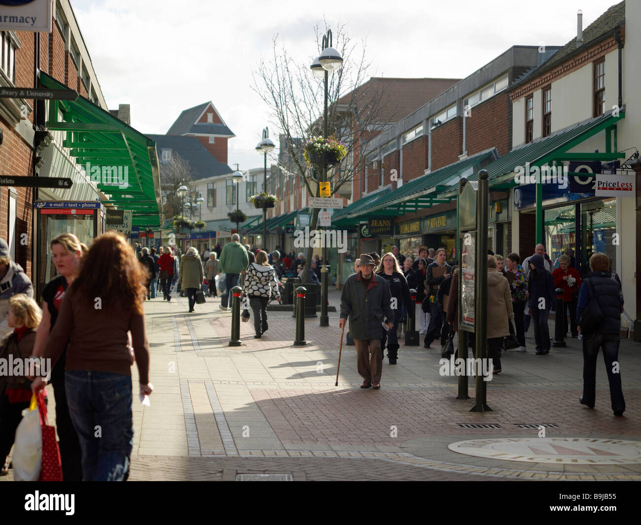 Litchfield Staffordshire, Town Centre, West Midlands, England Stock