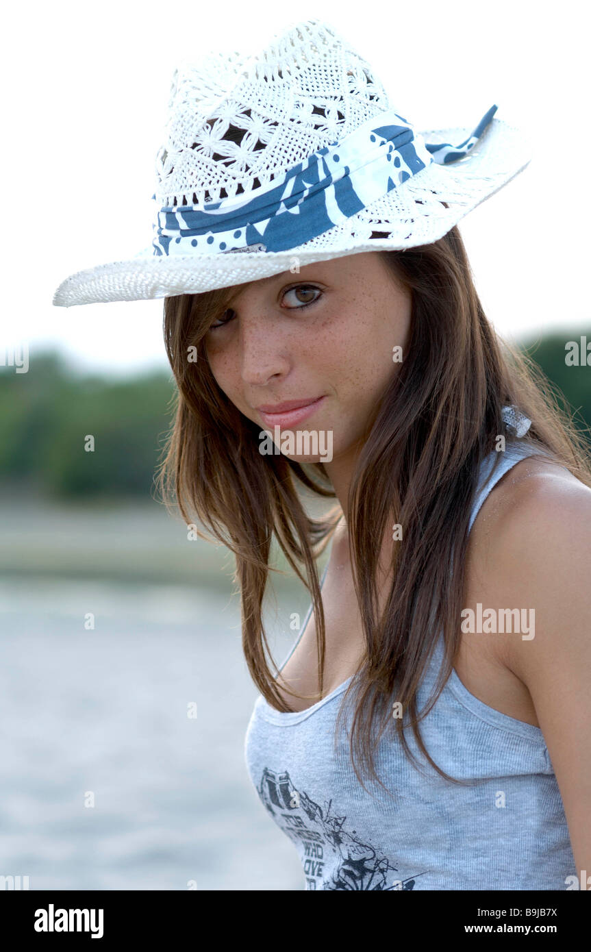 Girl teenagers Stock Photo