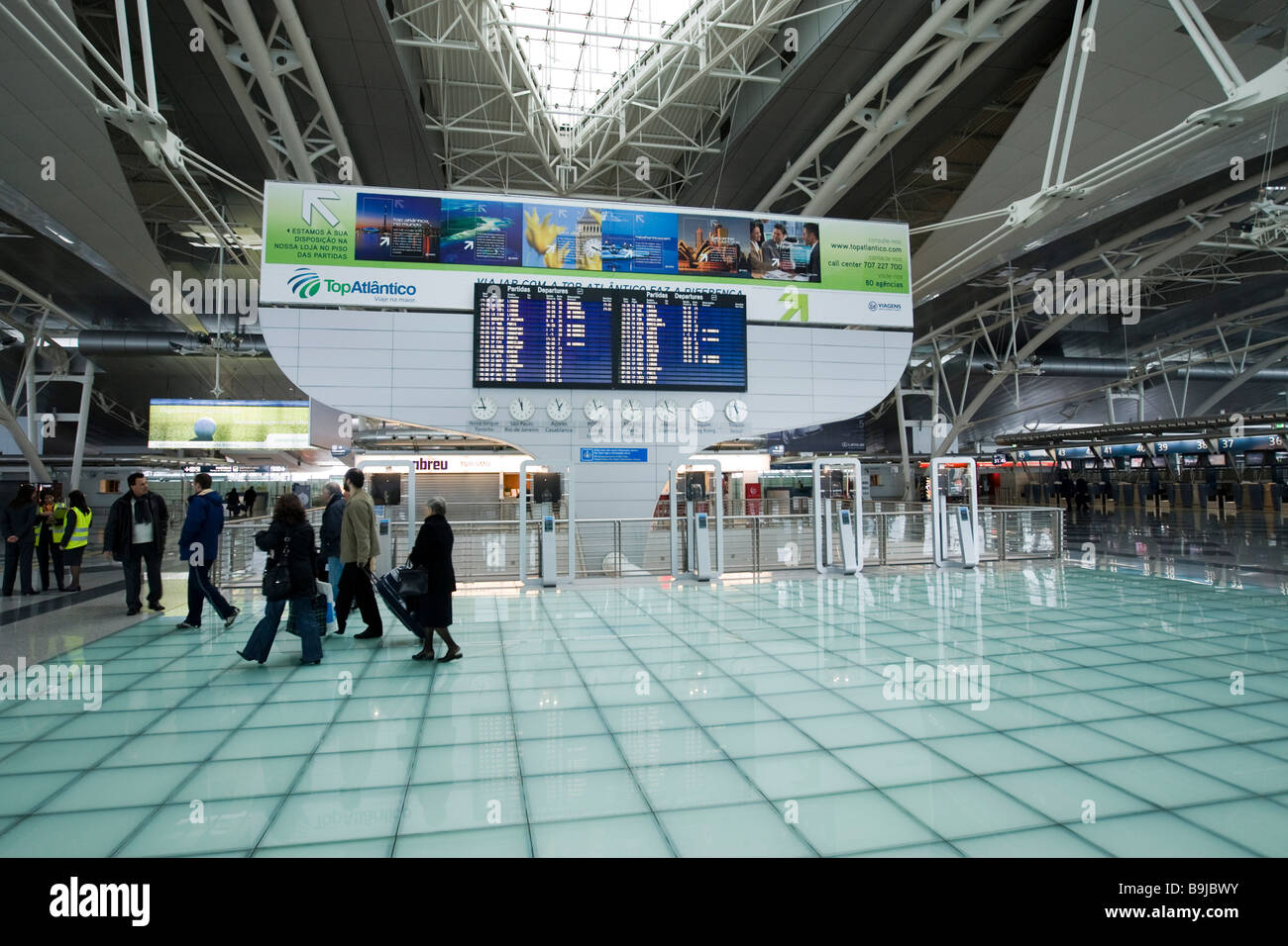 Porto Airport, display panel in the departure hall, Porto, Portugal, Europe  Stock Photo - Alamy