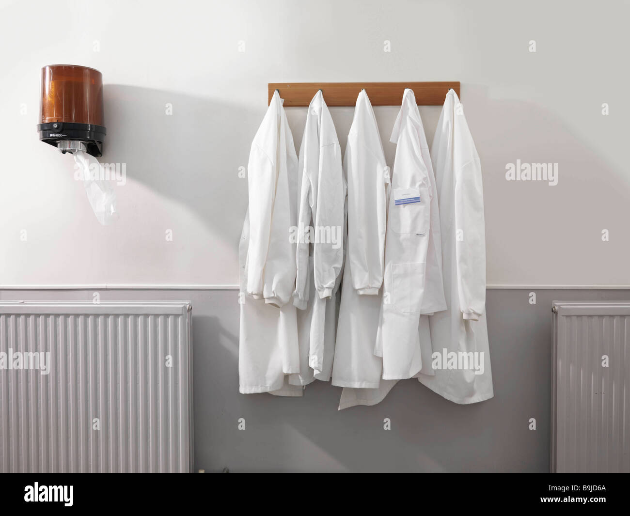 Lab Coats Hanging High Resolution Stock Photography and Images Alamy