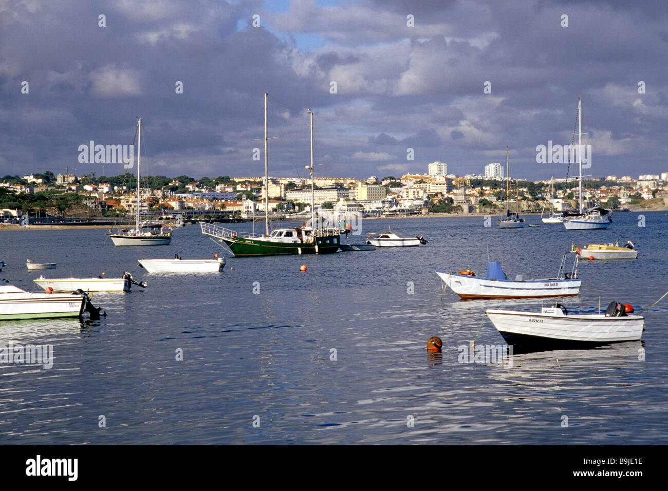 Porto de Pesca, boats at the harbour of Cascais, a fishing village