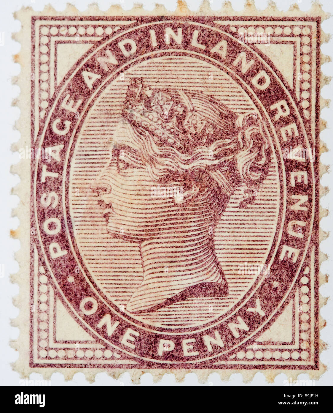 Postage stamp one penny hi-res stock photography and images Postage stamp one penny hi-res stock photography and images