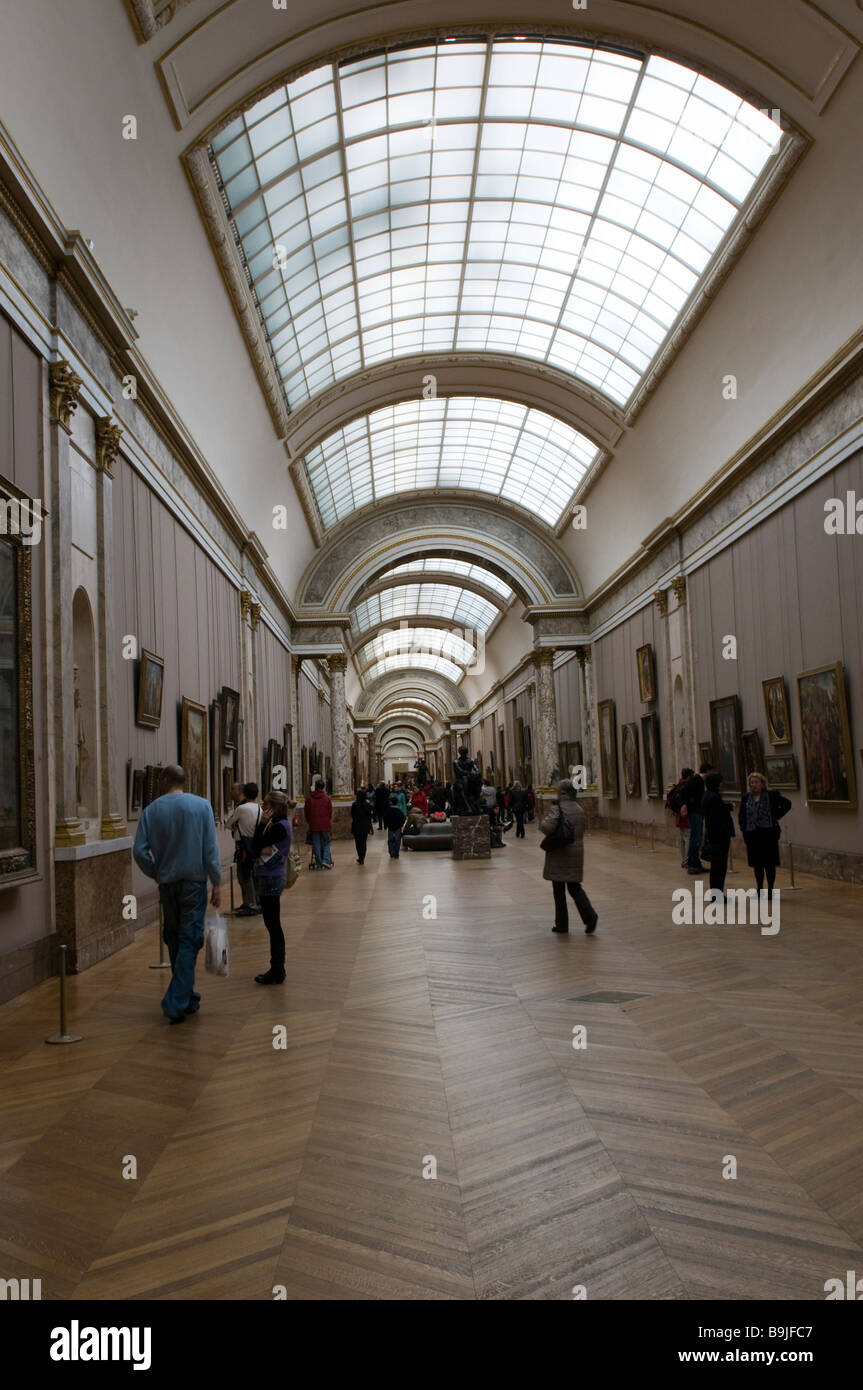 Louvre museum paintings hi-res stock photography and images - Alamy