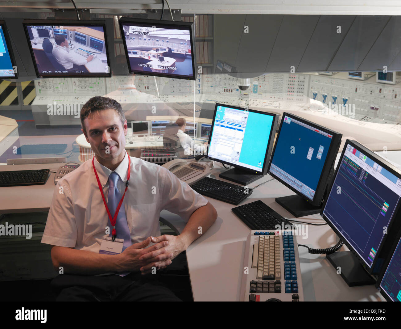 Operator Control Room High Resolution Stock Photography and Images - Alamy