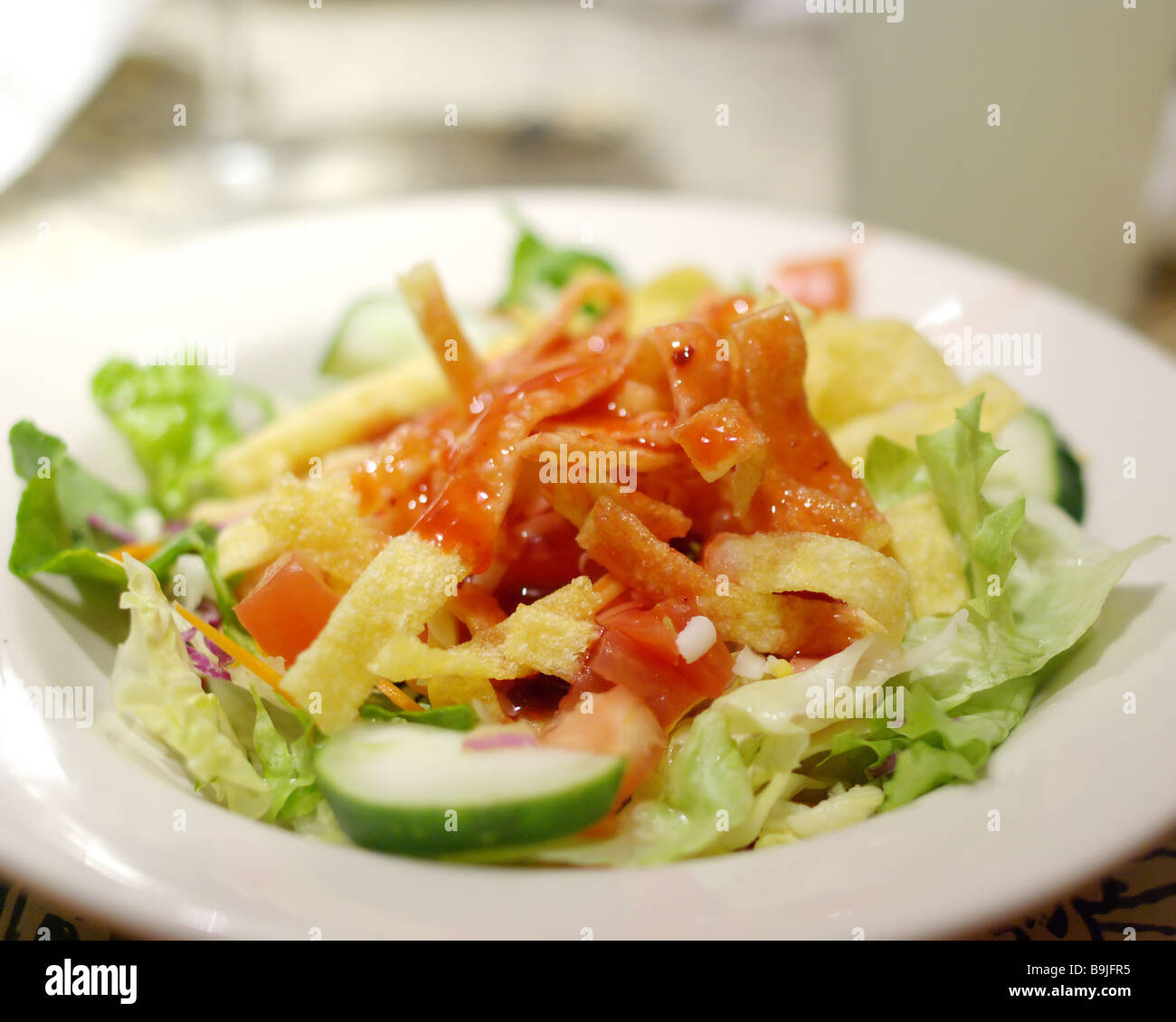 Plate healthy vegan salad hi-res stock photography and images - Alamy
