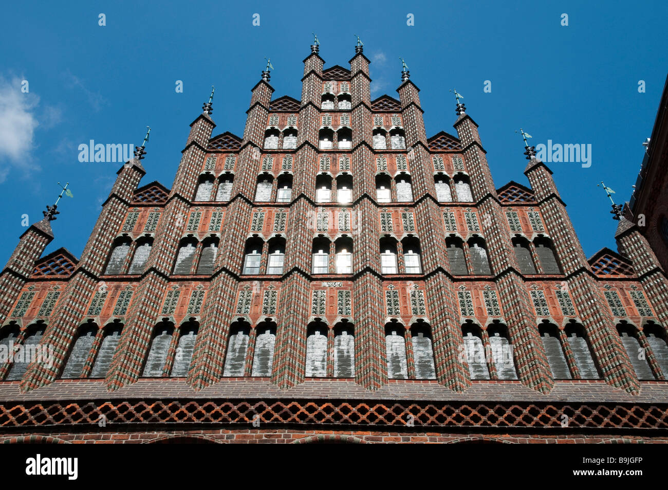 Altstadt Altes Rathaus Hannover Niedersachsen Deutschland  Hannover old town old guildhall Lower Saxony Germany Stock Photo