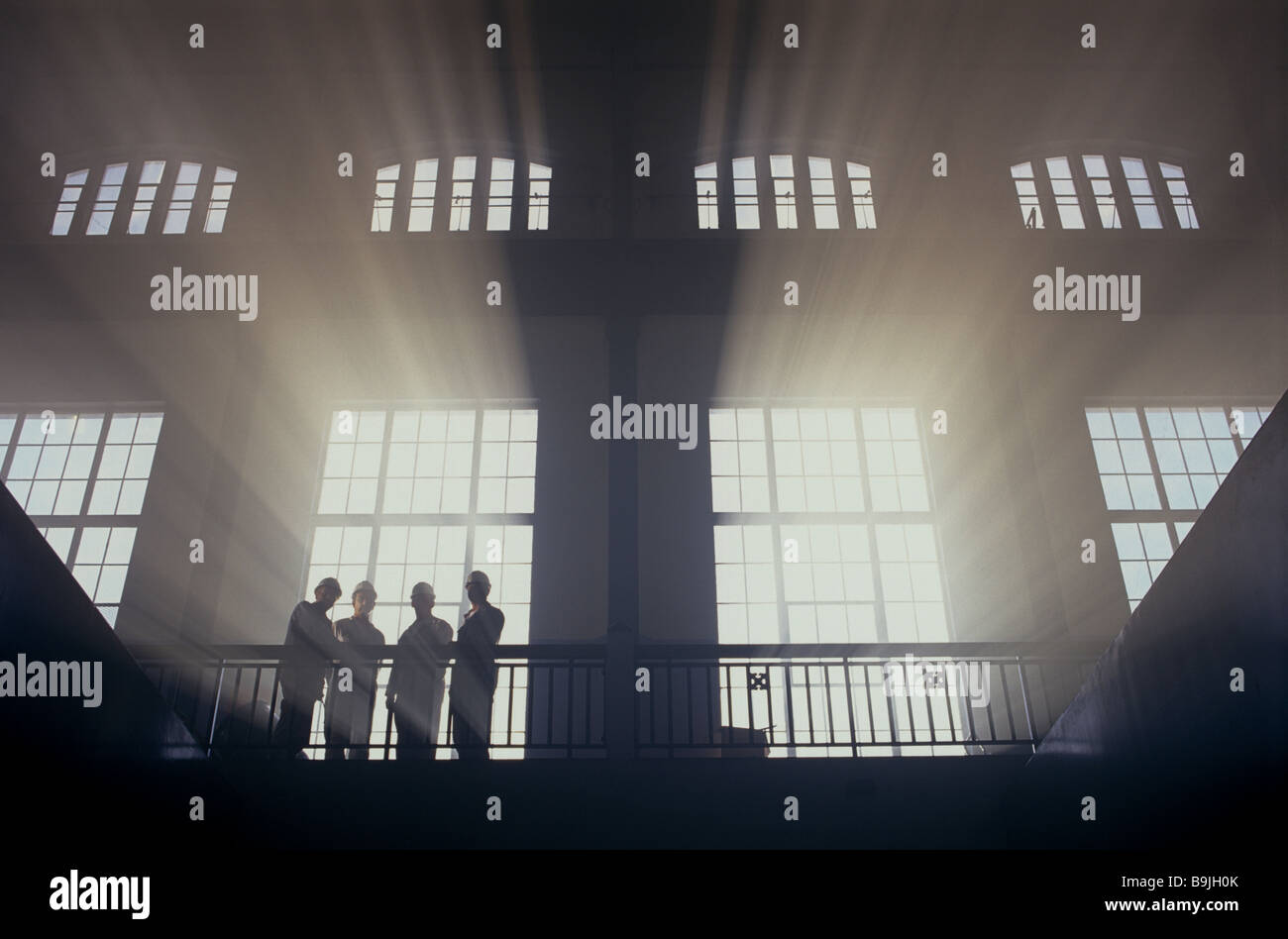 Hydro station managers meeting in hydroelectric power plant at BC Hydro