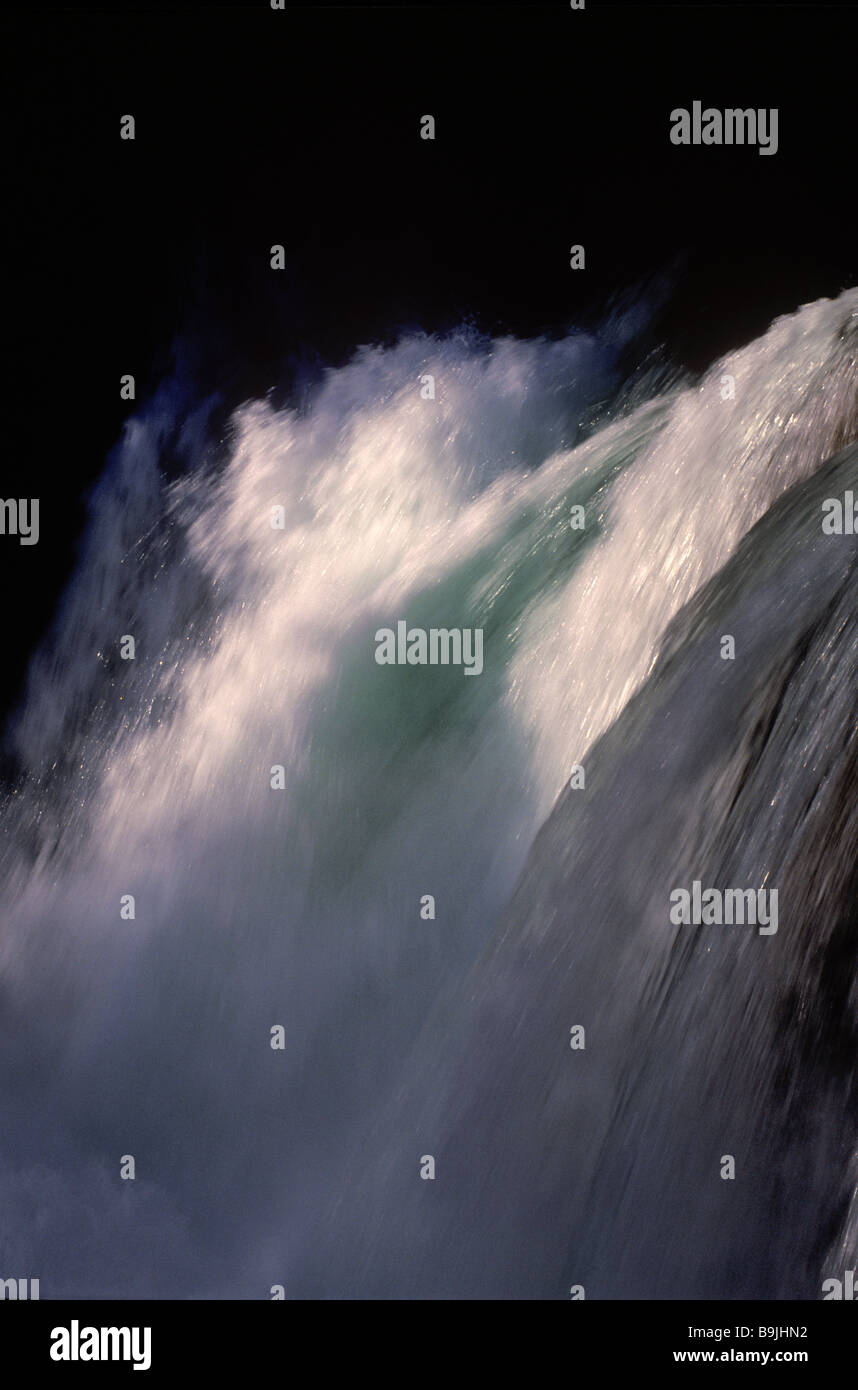Mountain water falls Stock Photo - Alamy