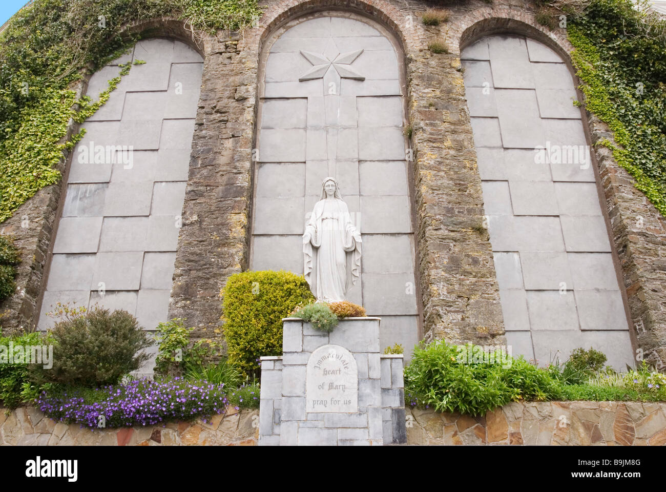 Statue of the Holy Mary on Cobh waterfront, County Cork, Ireland Stock Photo Alamy