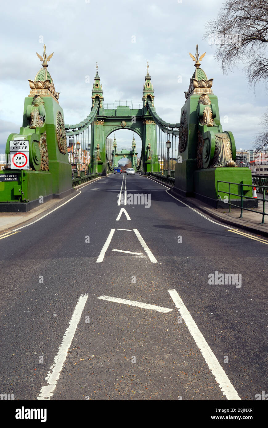 Hammersmith Bridge Road,London Stock Photo Alamy