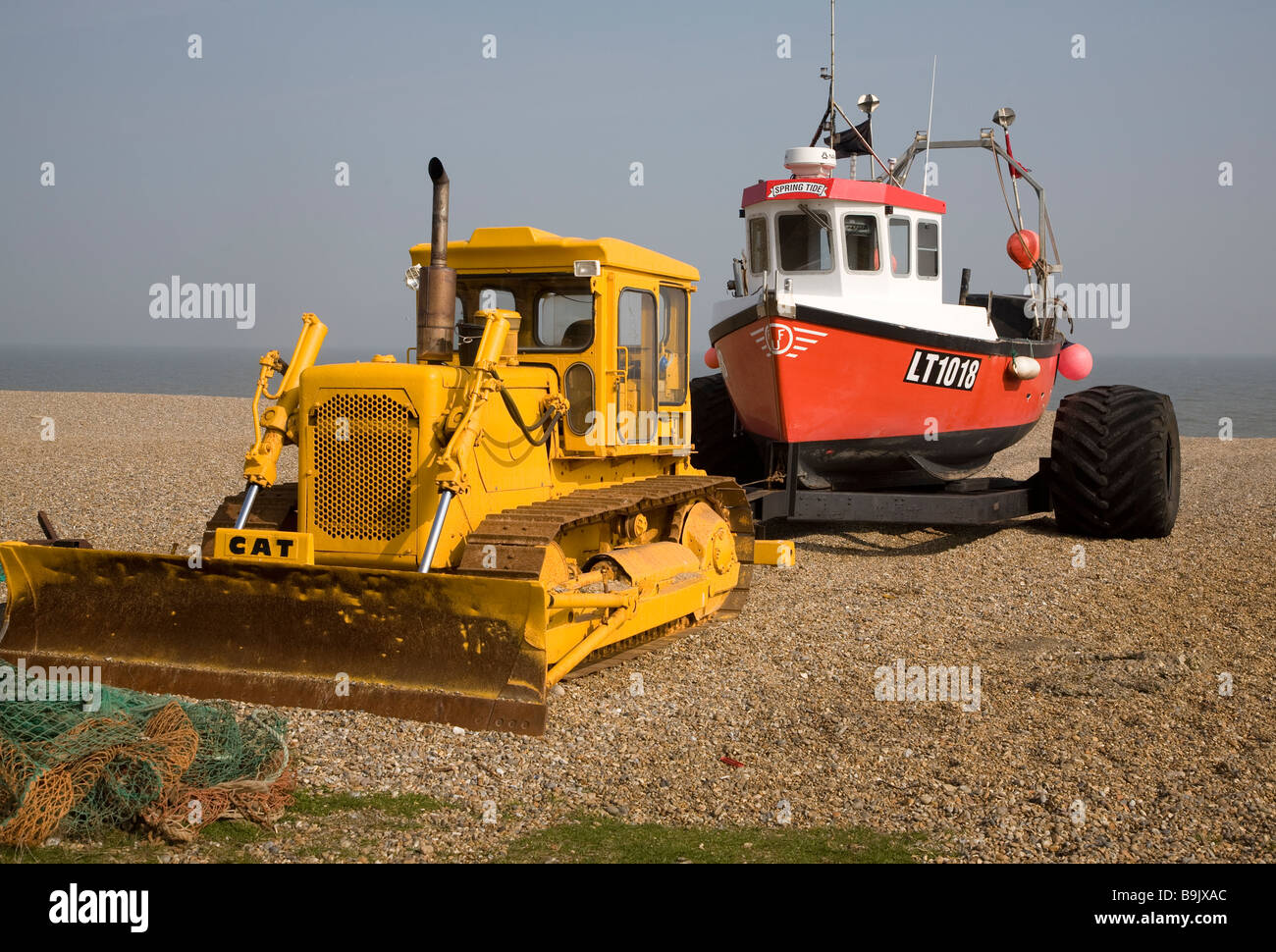 Bulldozer and boat hi-res stock photography and images - Alamy