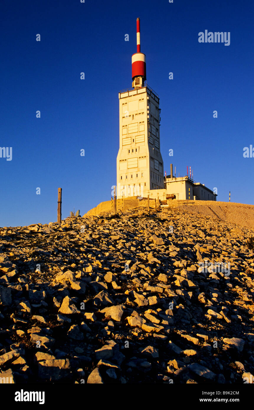 France, Vaucluse, weather station in Mont Ventoux mountaintop at 6 263,12  ft Stock Photo - Alamy