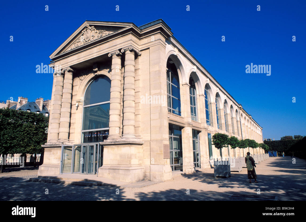 Jeu De Paume Place De La Concorde Paris France, Paris, Place de la Concorde, Jeu de Paume Museum Stock Photo