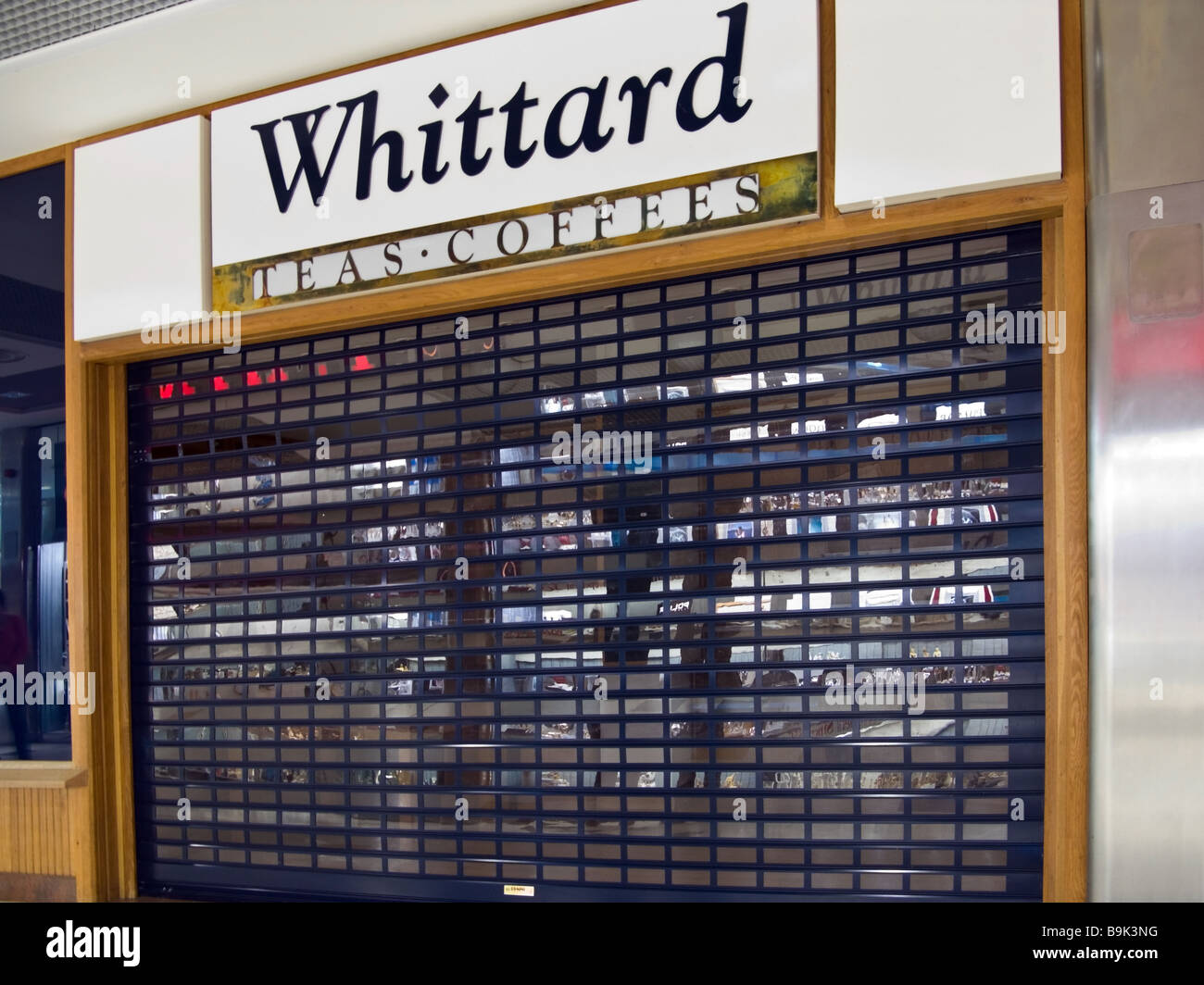 Closed down Whittard High Street coffee store in Brunel Centre, Swindon UK Stock Photo