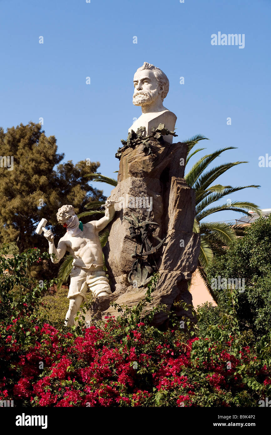 Italy, Sardinia, Carbonia Iglesias province, Iglesias, the Sella Square