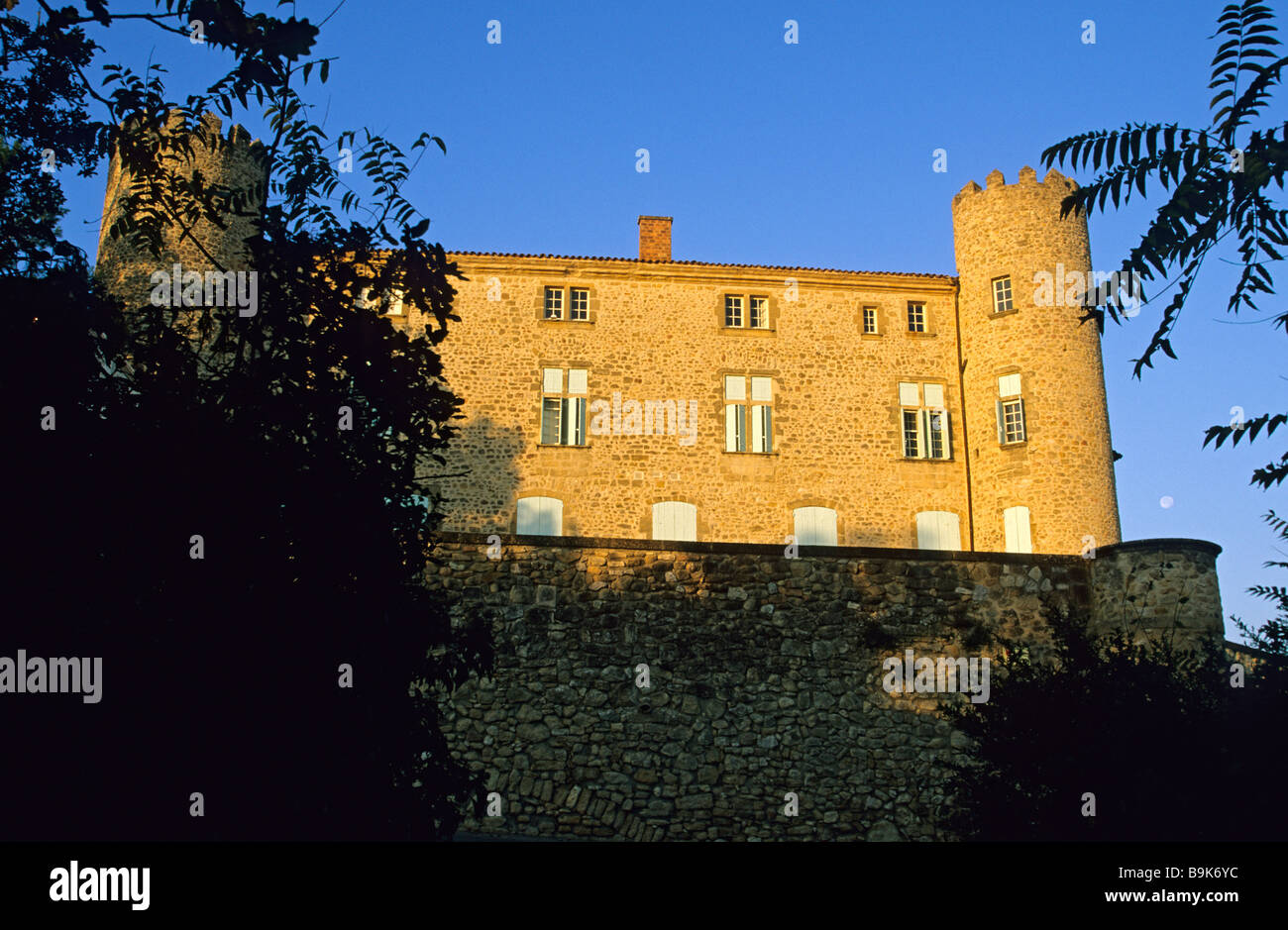 France, Vaucluse, Luberon, Mirabeau, private castle Stock Photo