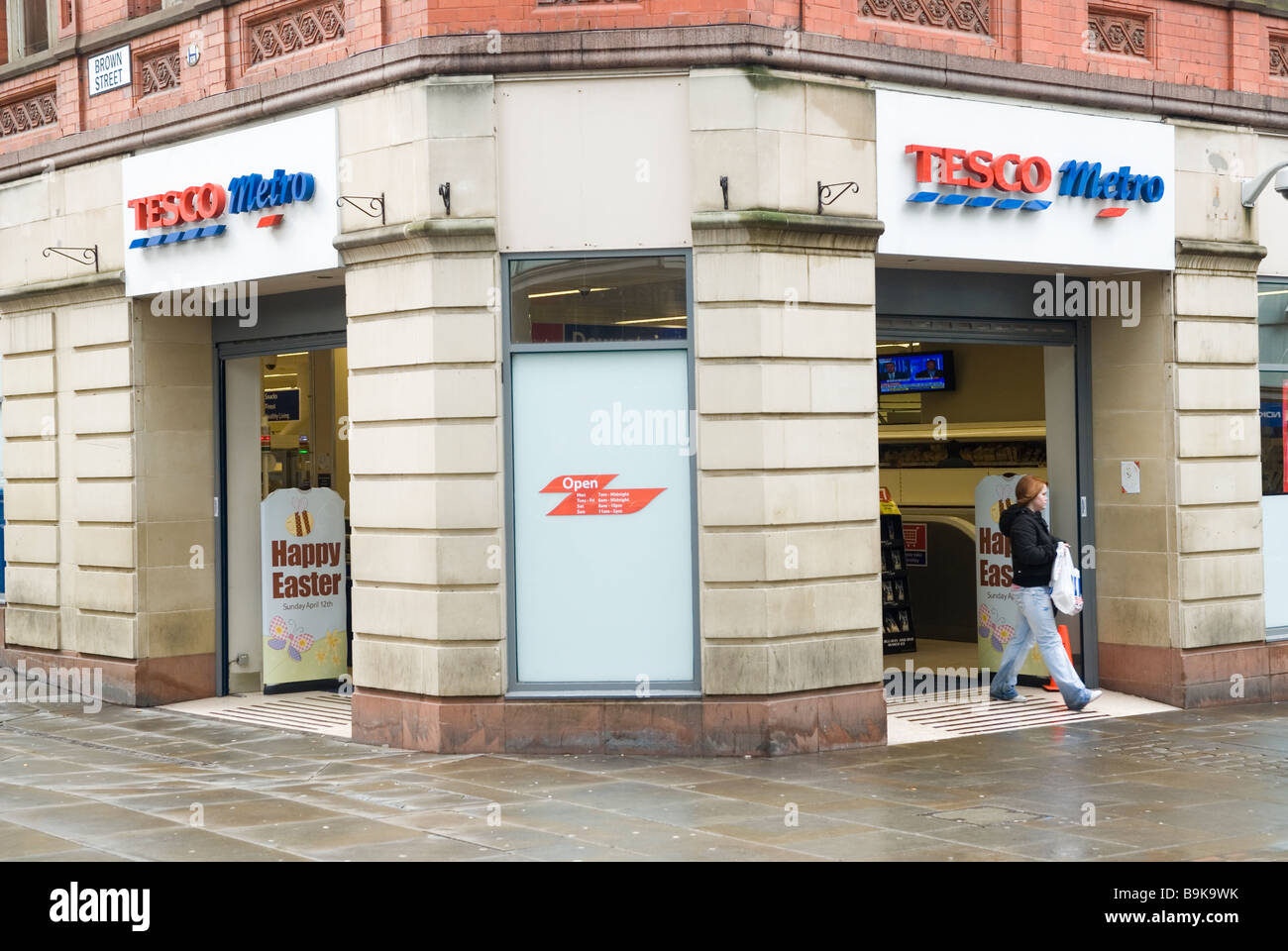 Tesco metro in Manchester city centre UK Stock Photo