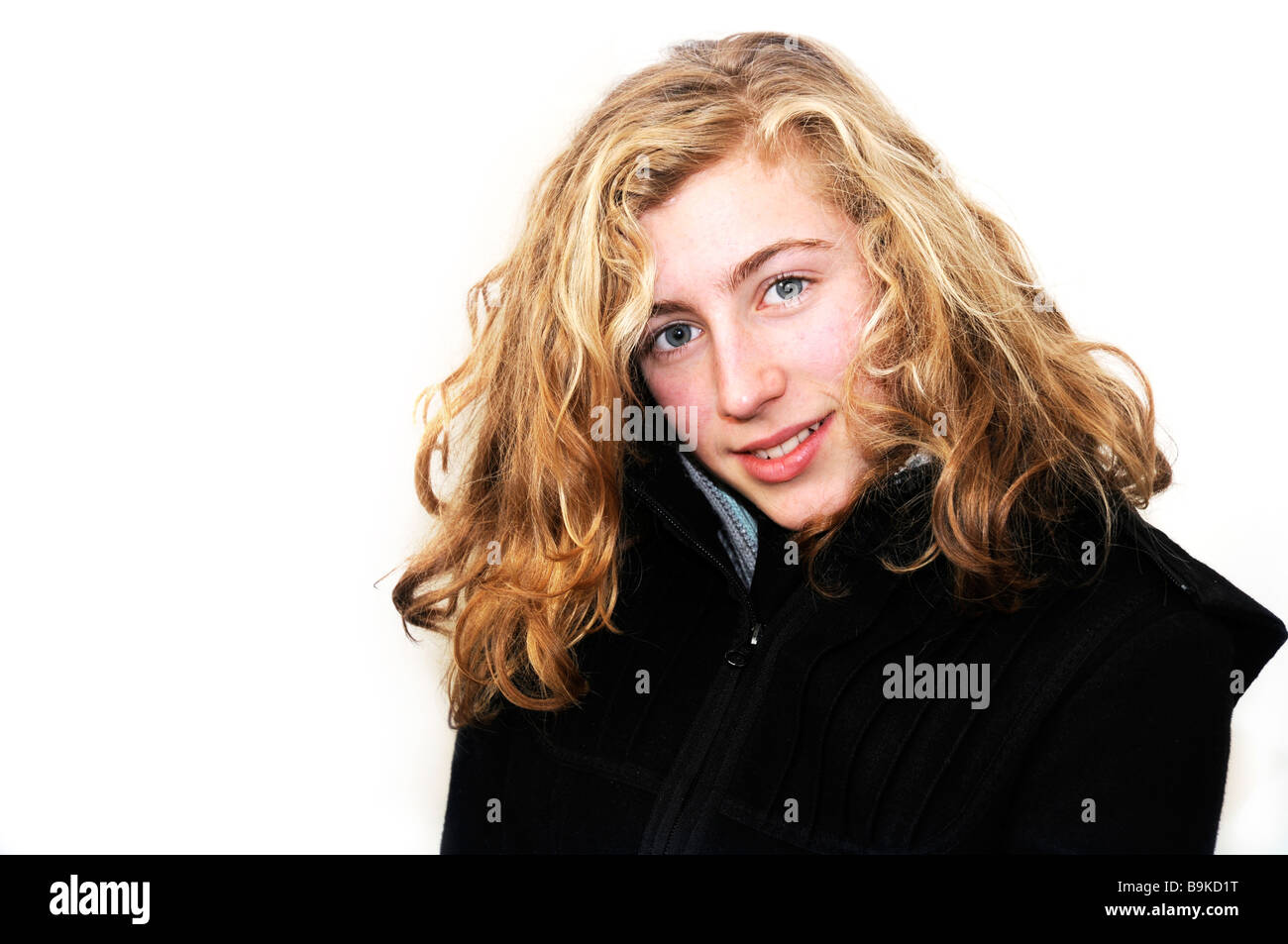 portrait of pretty teenage girl Stock Photo